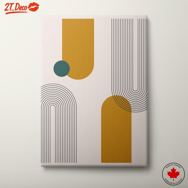 Contemporary Geometric Line Art Design