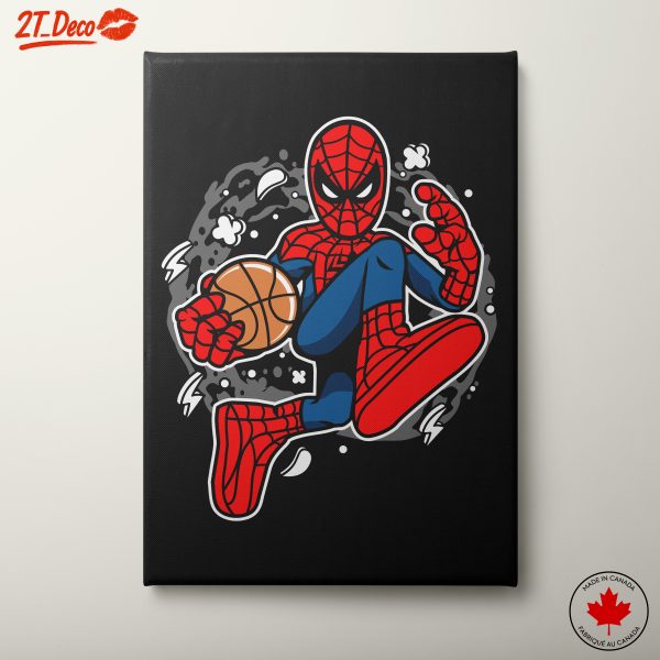 Spider-Man Basketball Action Artwork