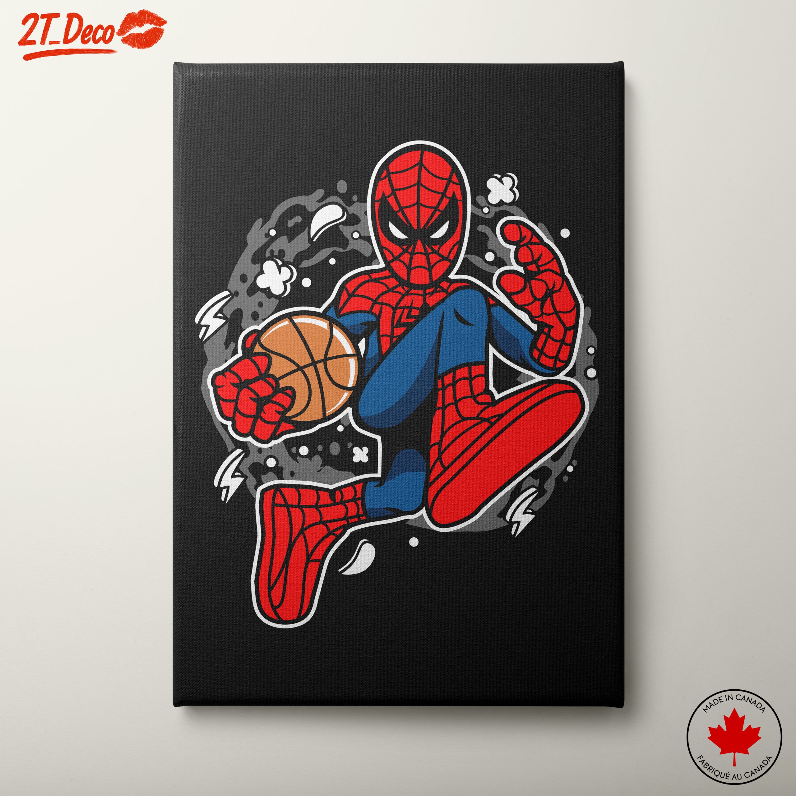 Spider-Man Basketball Action Artwork