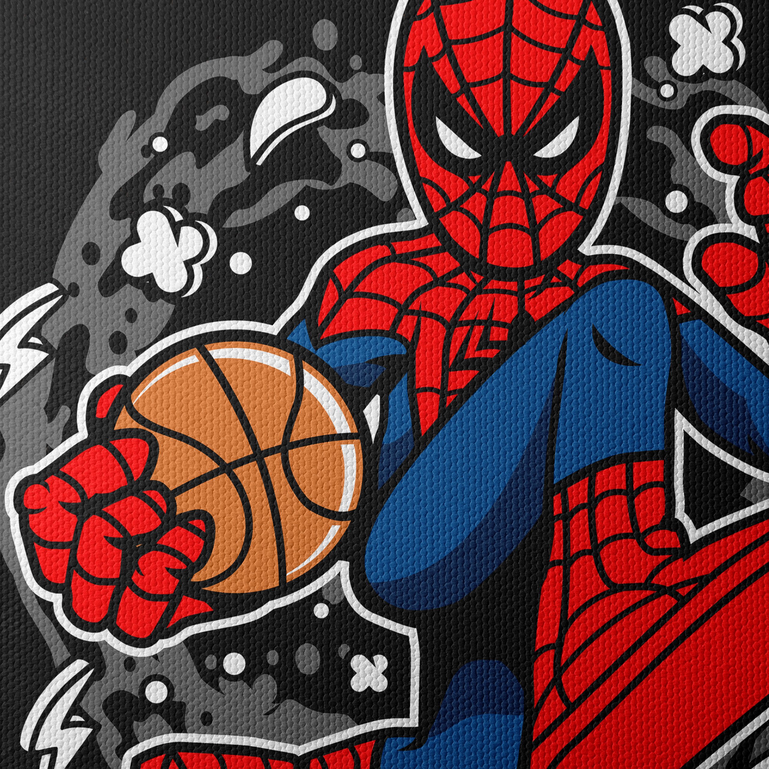 Spider-Man Basketball Action Artwork - Image 4