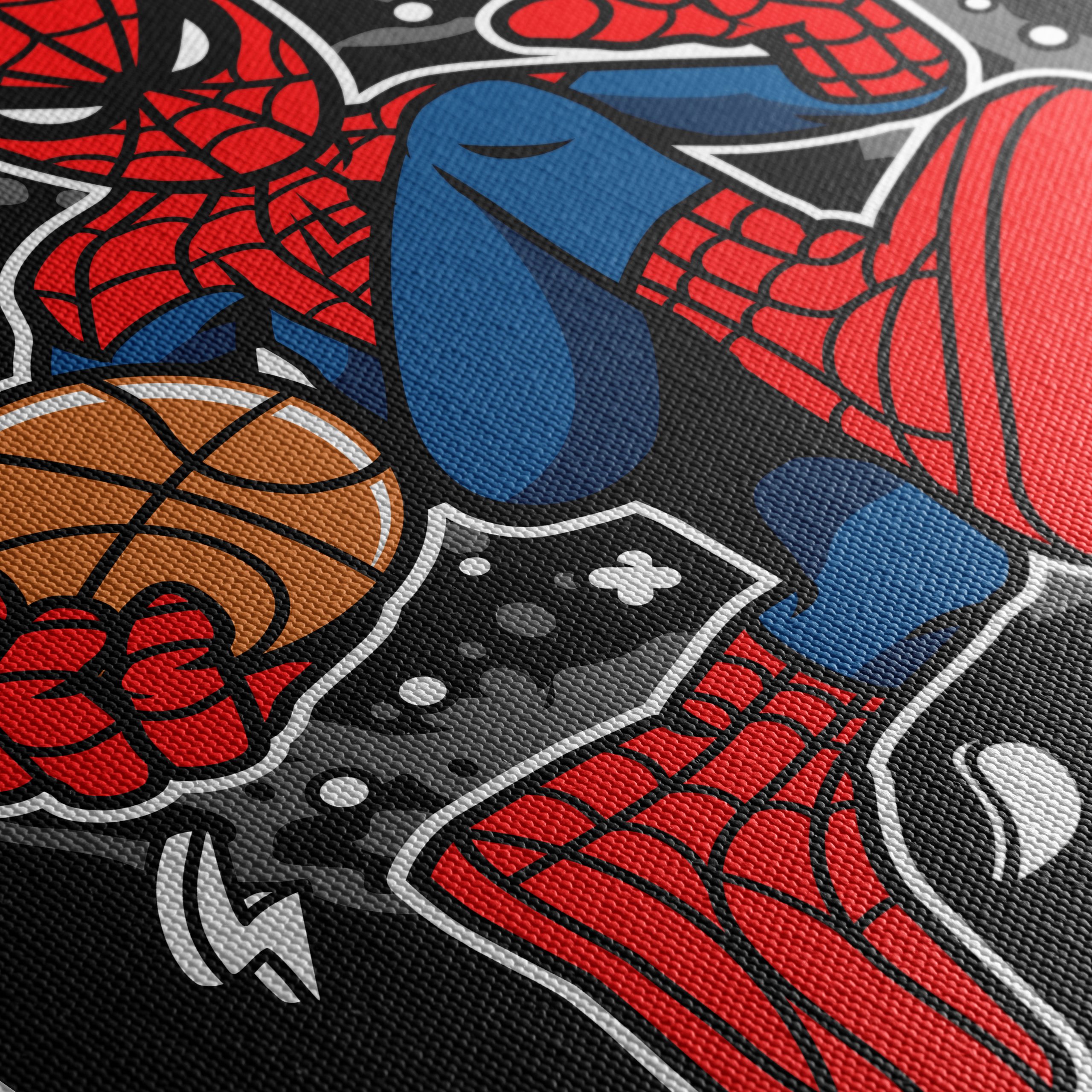 Spider-Man Basketball Action Artwork - Image 5