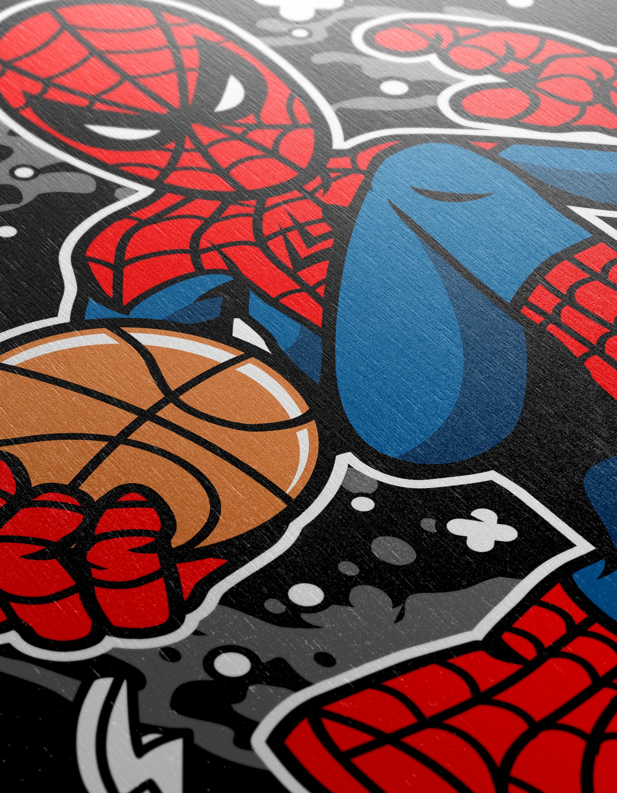 Spider-Man Basketball Action Artwork - Image 12