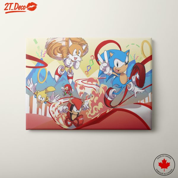 Dynamic Sonic Character Art