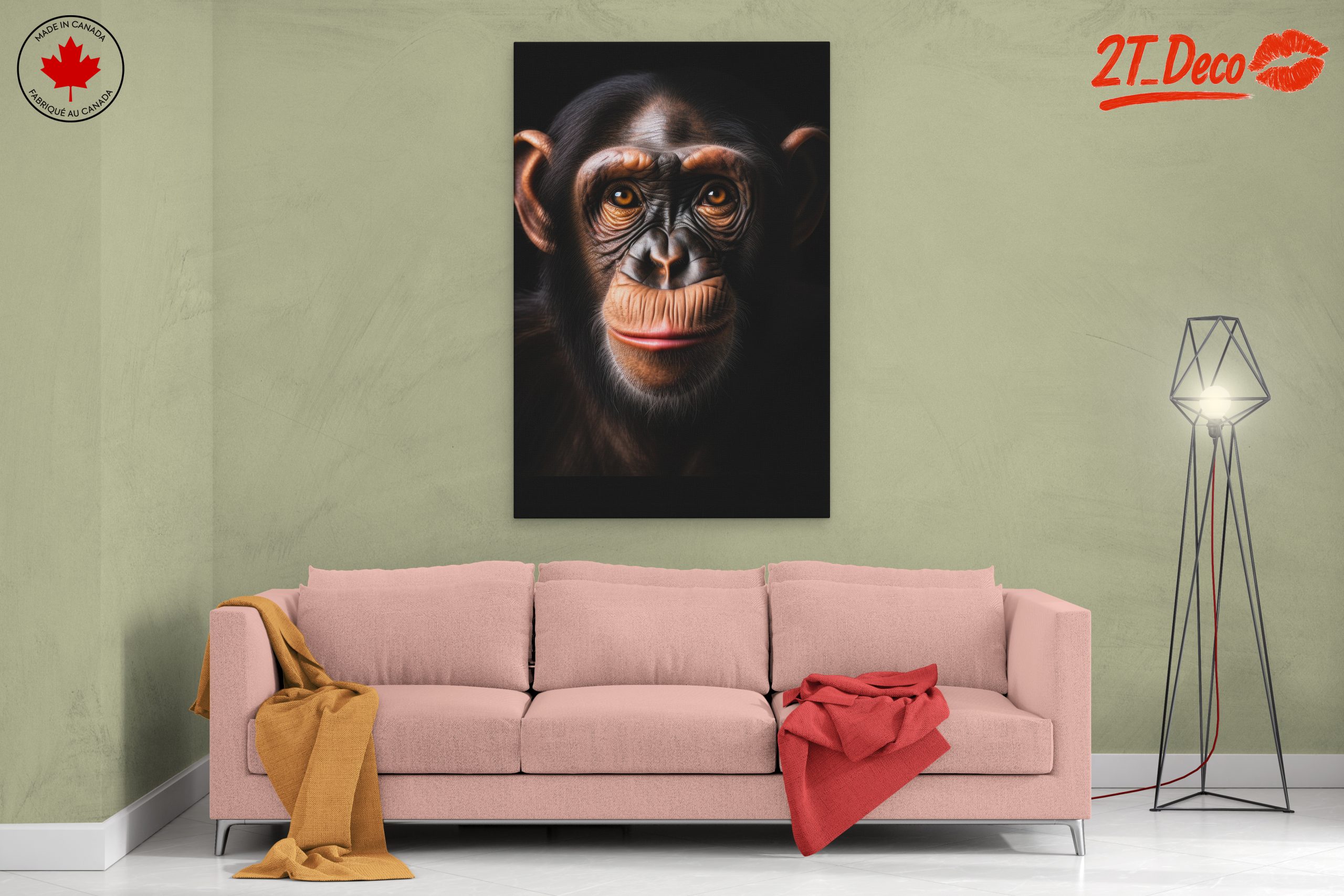 Close-Up Chimpanzee Portrait - Image 2