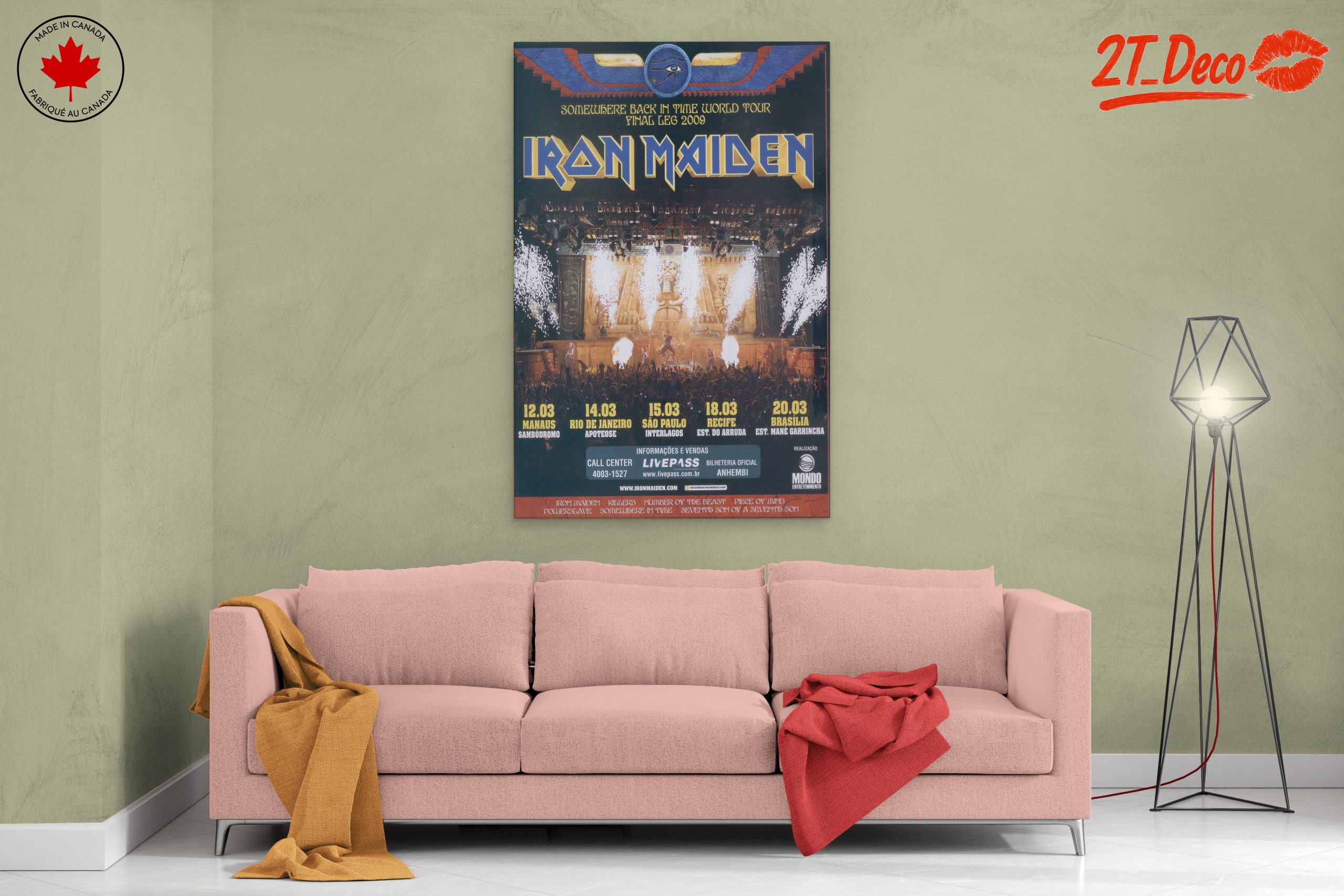 Iron Maiden Tour Poster Art - Image 2