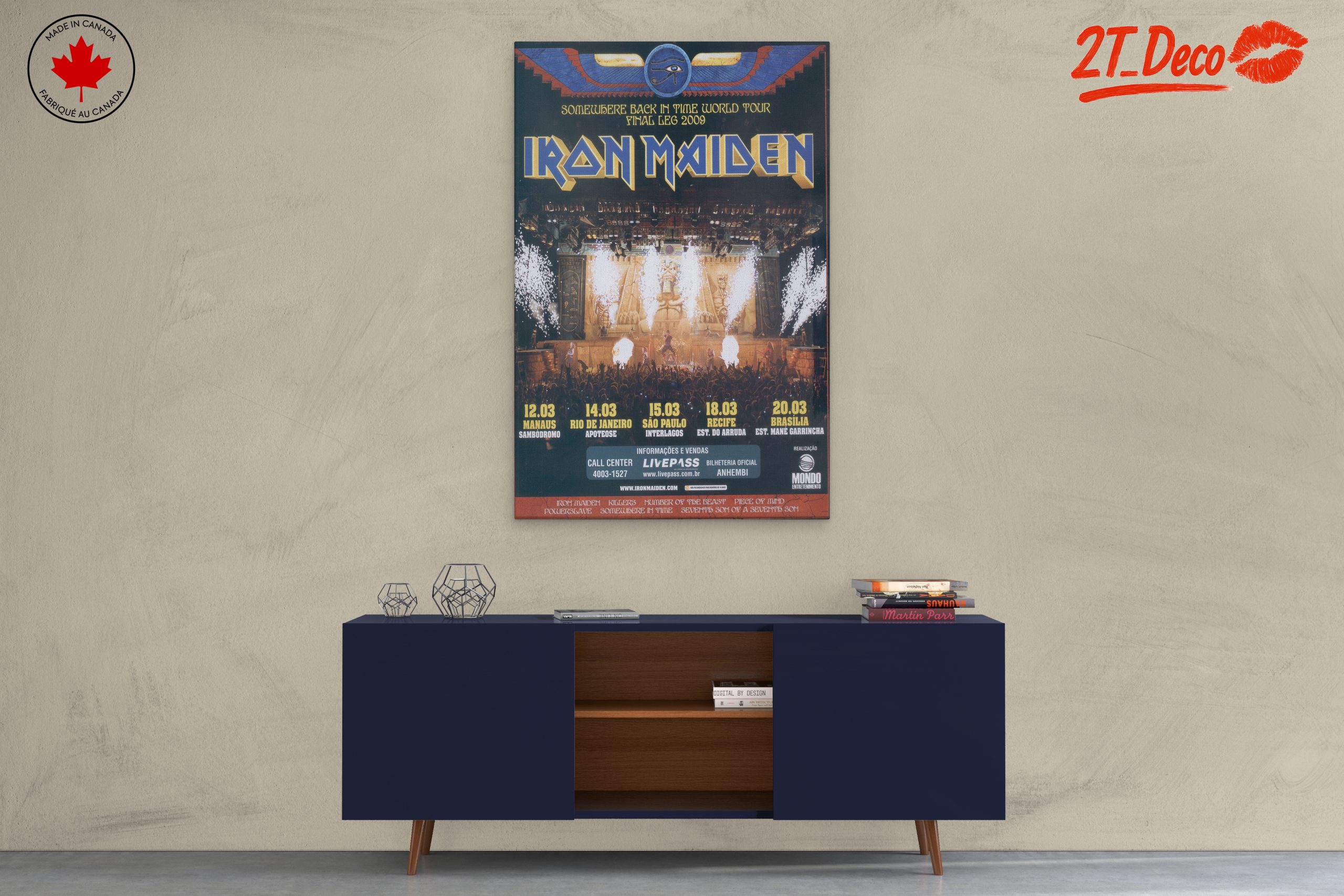 Iron Maiden Tour Poster Art - Image 3