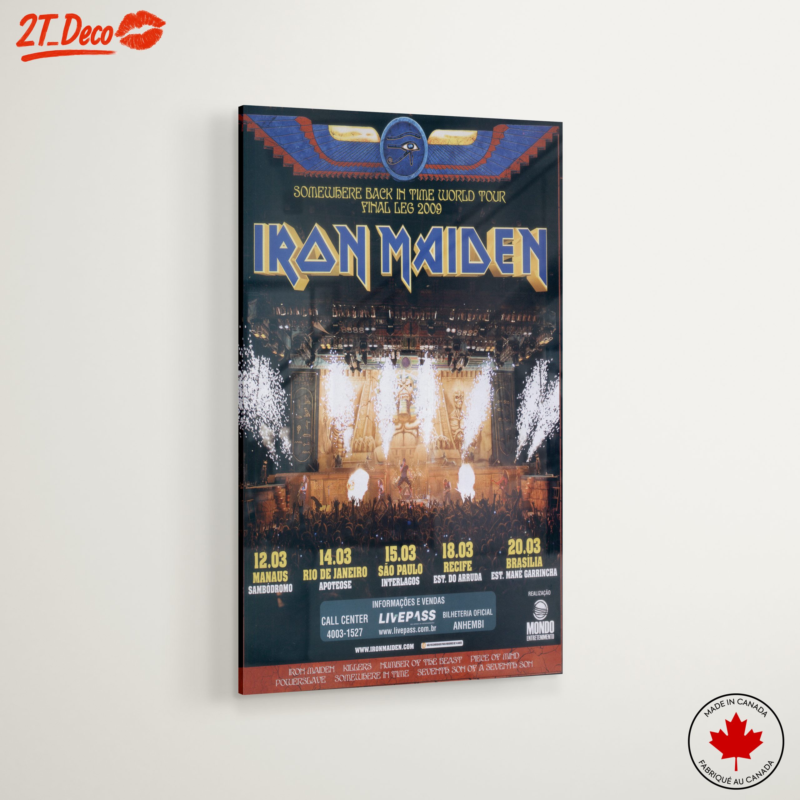 Iron Maiden Tour Poster Art - Image 6
