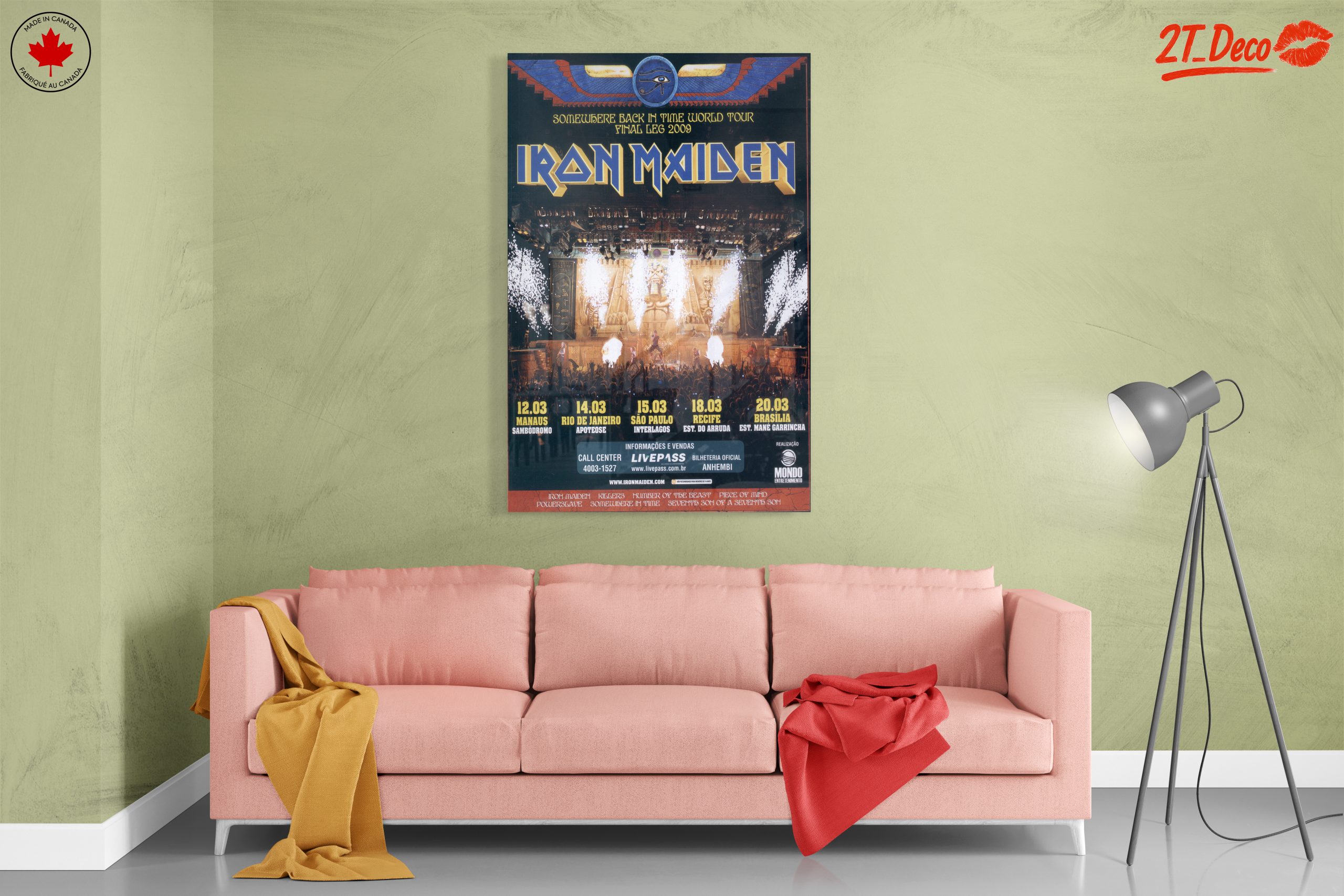 Iron Maiden Tour Poster Art - Image 7