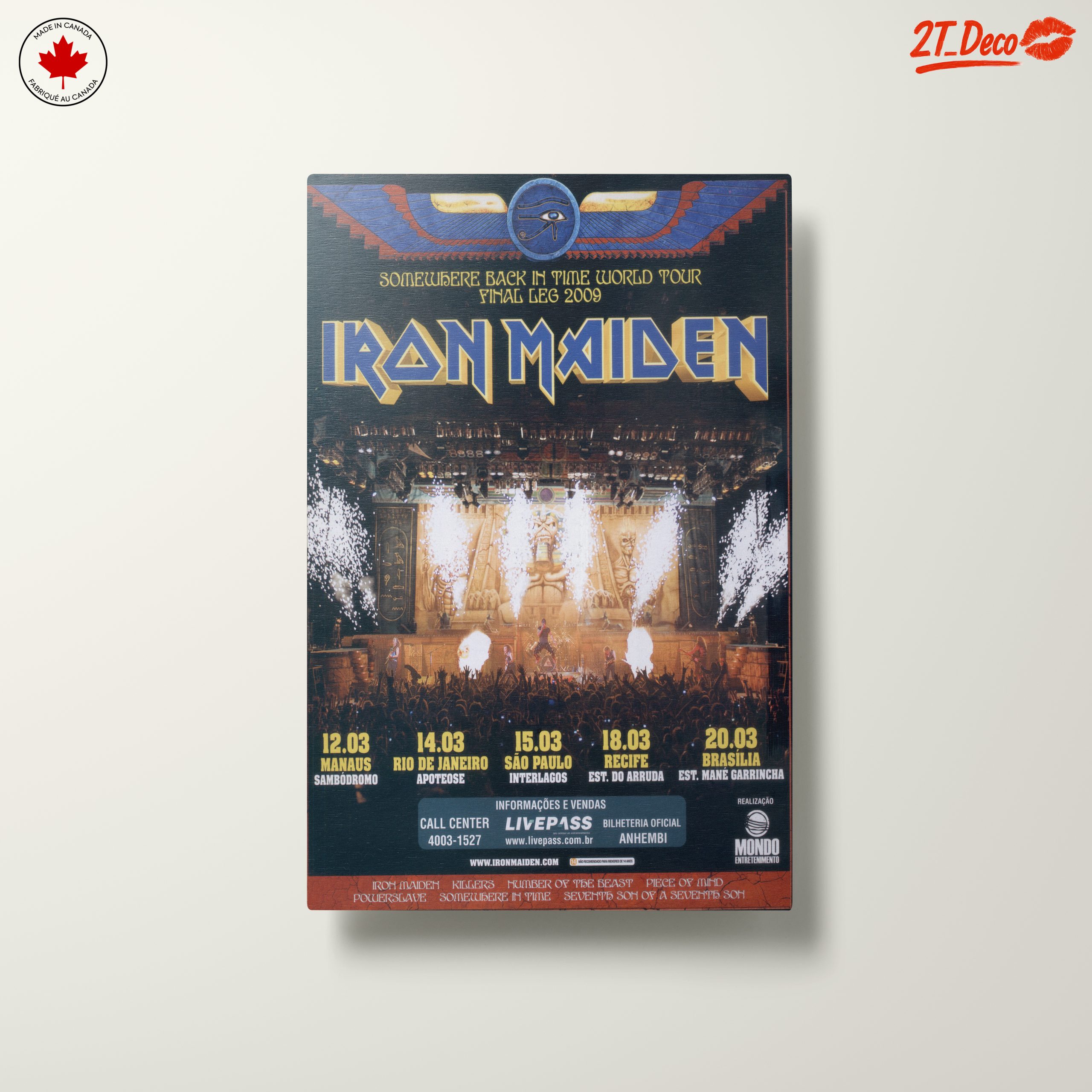Iron Maiden Tour Poster Art - Image 10