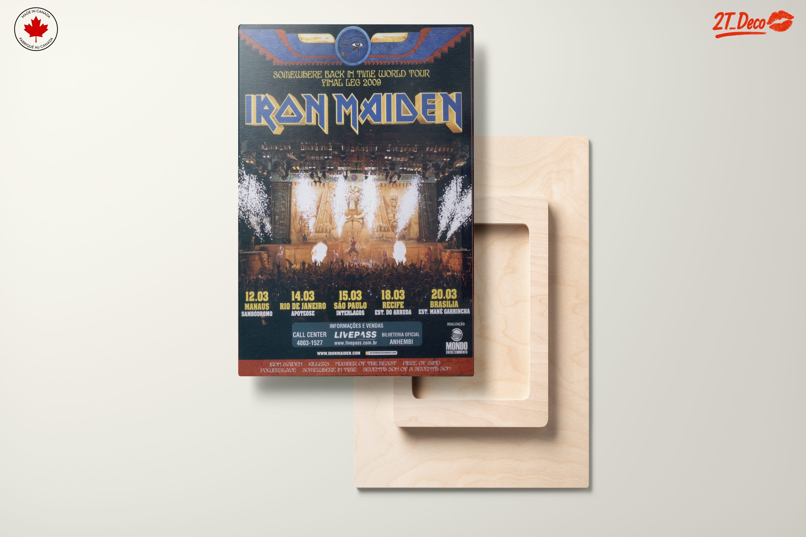 Iron Maiden Tour Poster Art - Image 11