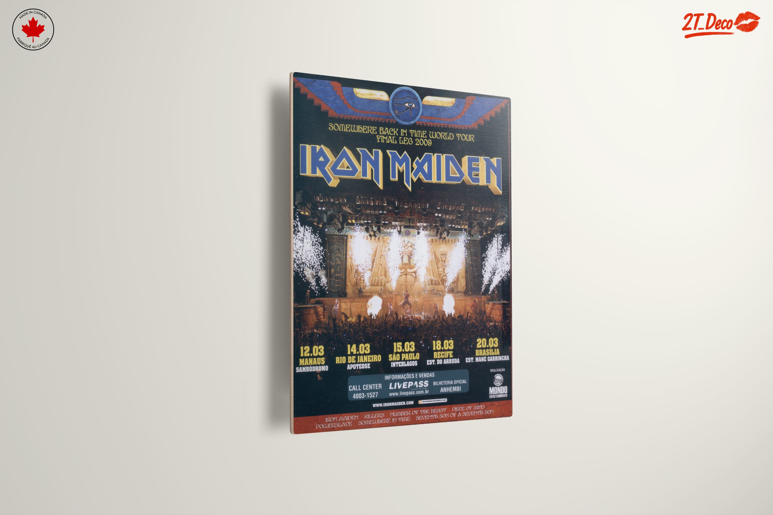 Iron Maiden Tour Poster Art - Image 13