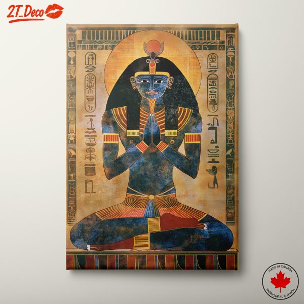 Ancient Egyptian Figure in Praying Pose