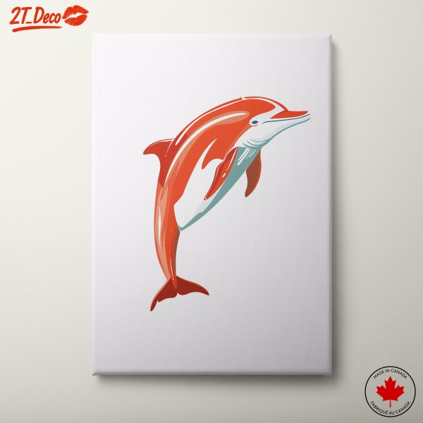 Colorful Dolphin Artwork