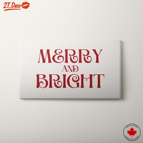Merry and Bright Holiday Art