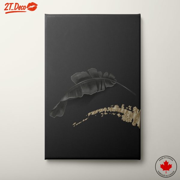 Stylized Leaf Botanical Abstract Art
