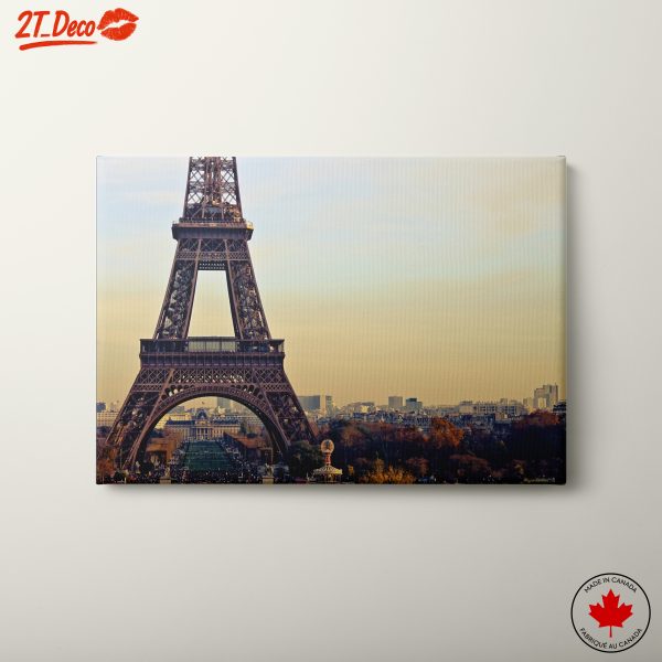 Eiffel Tower Landscape in Autumn