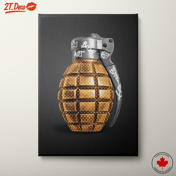 Contemporary Graffiti Art Inspired Grenade