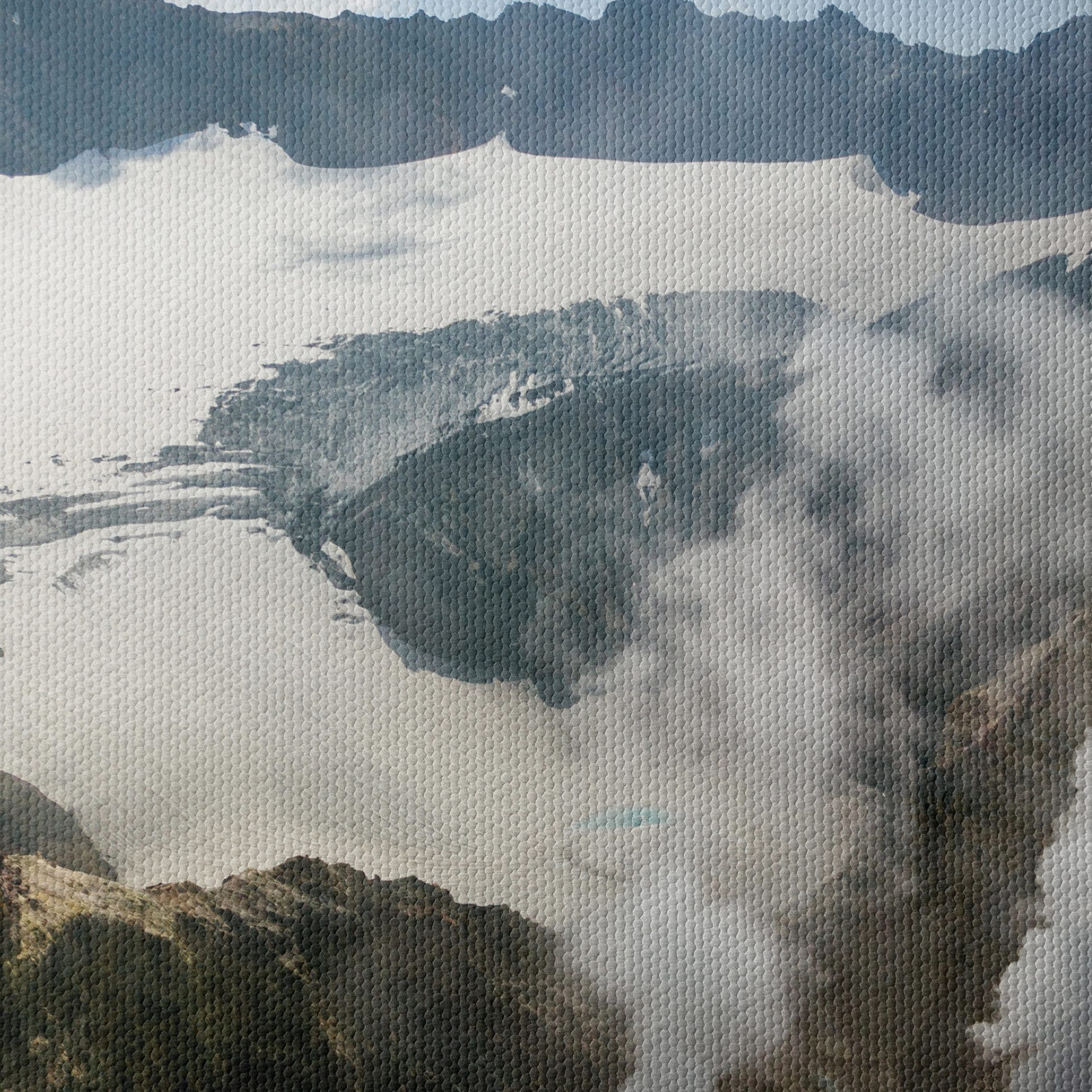 Majestic Volcano Landscape with Clouds - Image 4