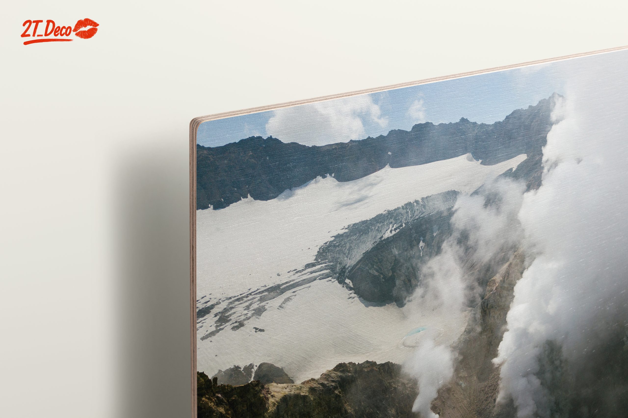 Majestic Volcano Landscape with Clouds - Image 15
