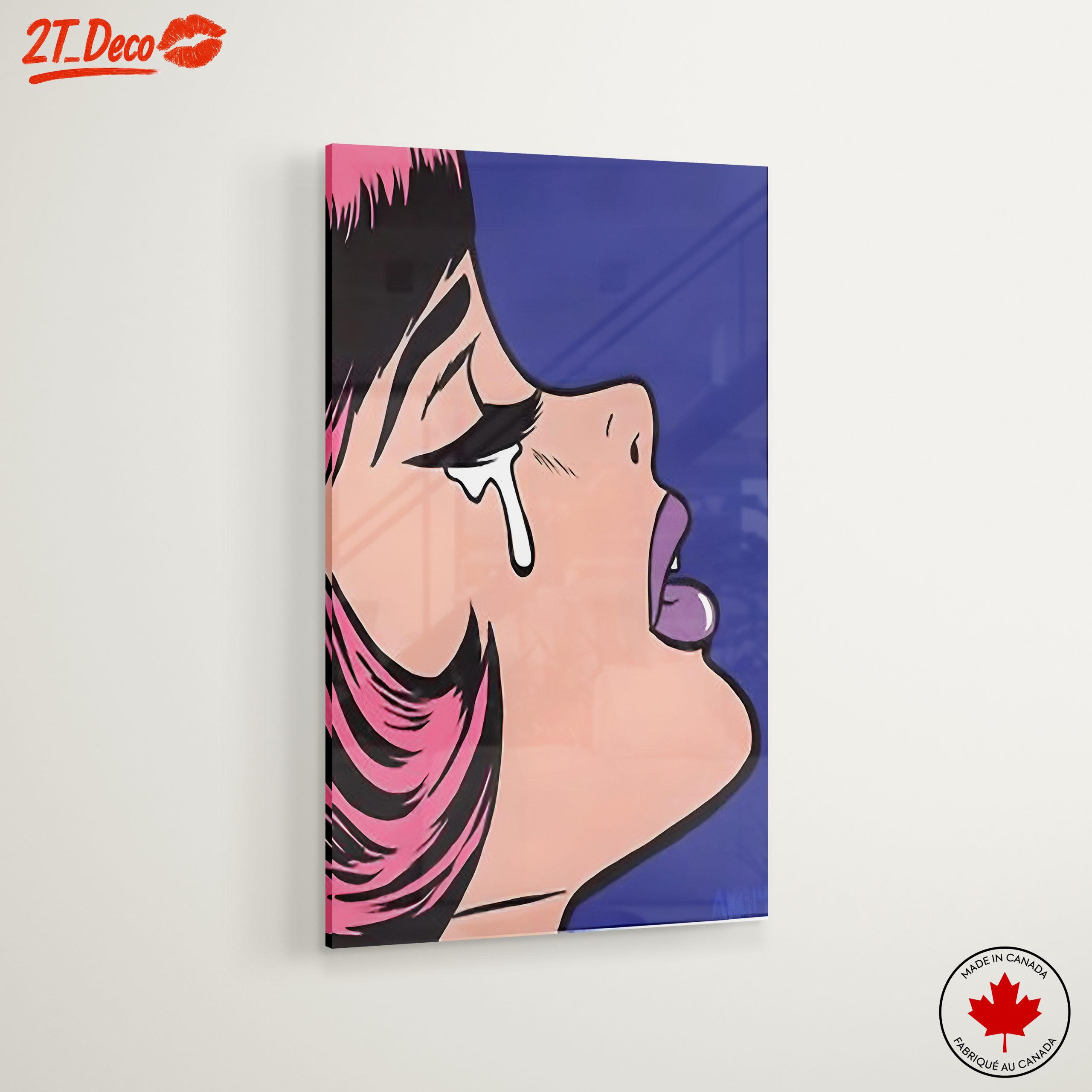 Emotional Pop Art Style Portrait - Image 6