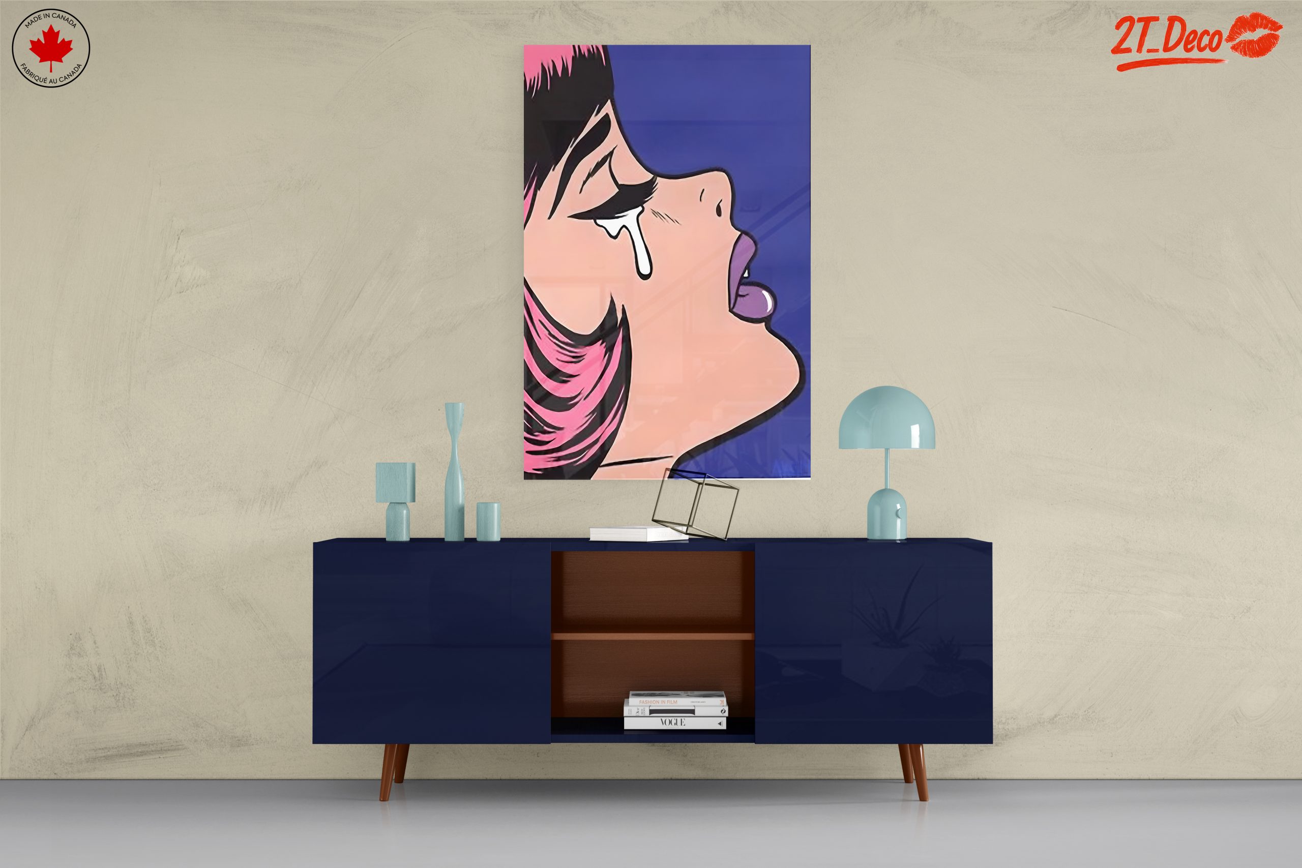 Emotional Pop Art Style Portrait - Image 8