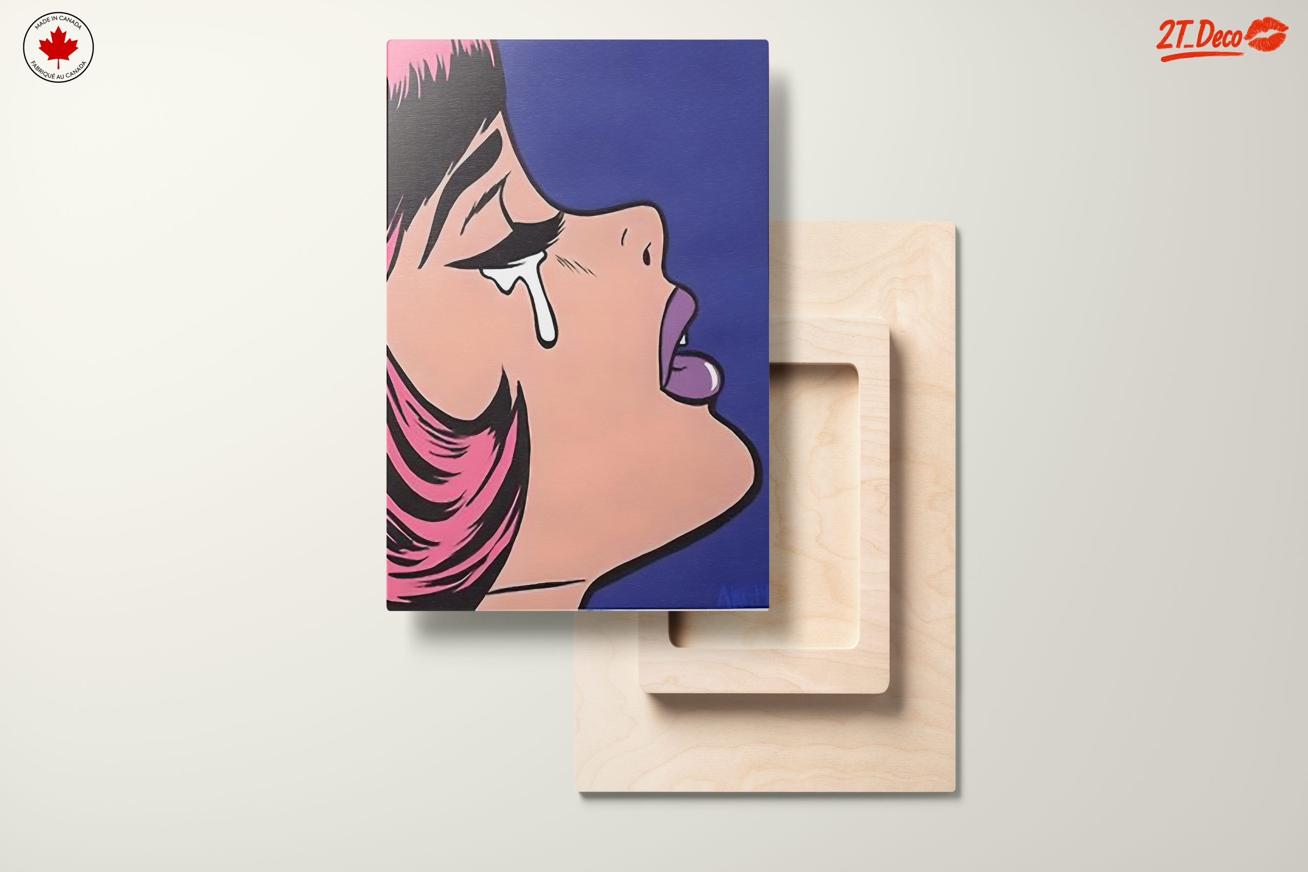 Emotional Pop Art Style Portrait - Image 11
