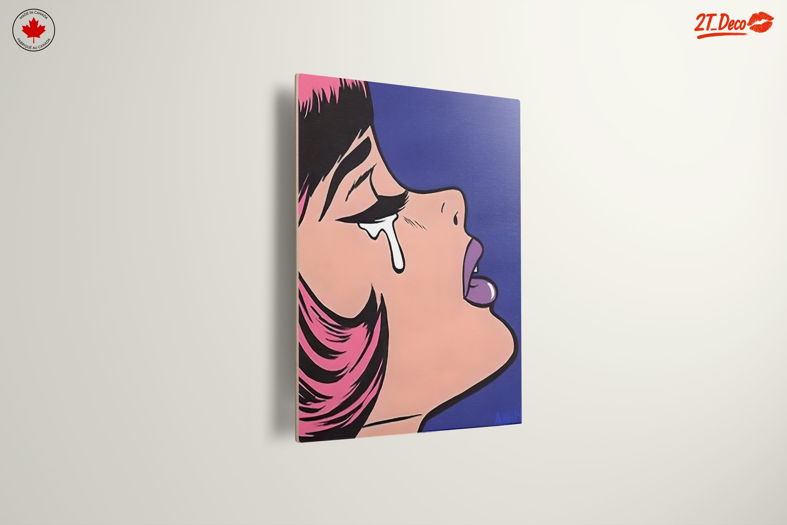 Emotional Pop Art Style Portrait - Image 13