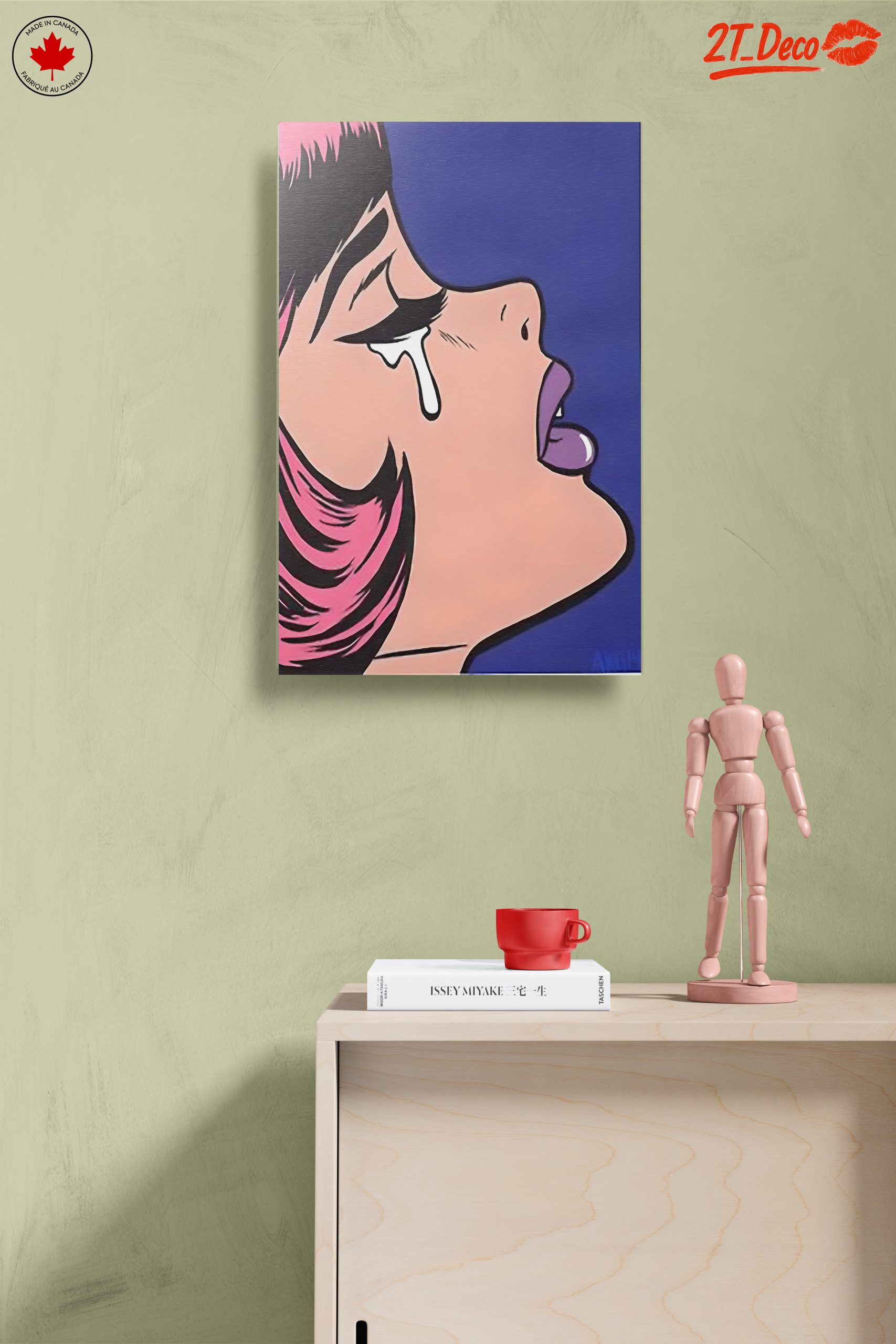 Emotional Pop Art Style Portrait - Image 14