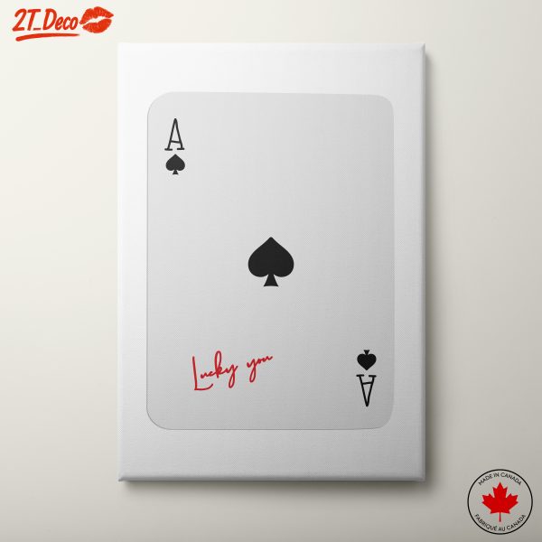 Ace of Spades Playing Card Art 4