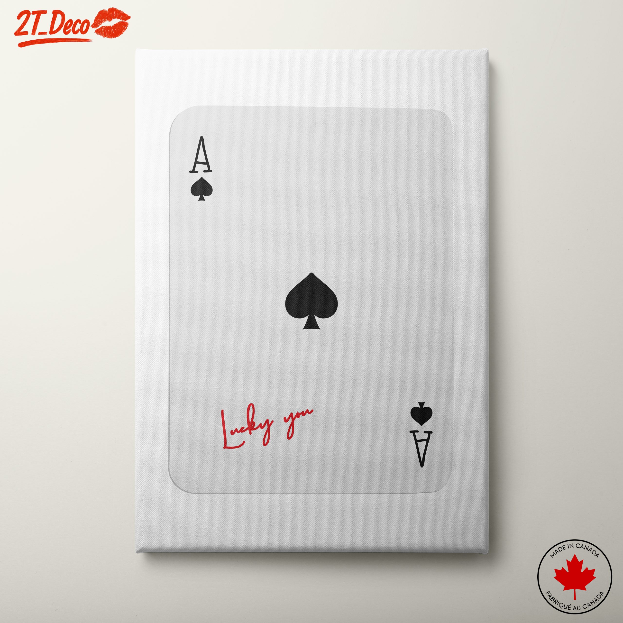 Ace of Spades Playing Card Art 4