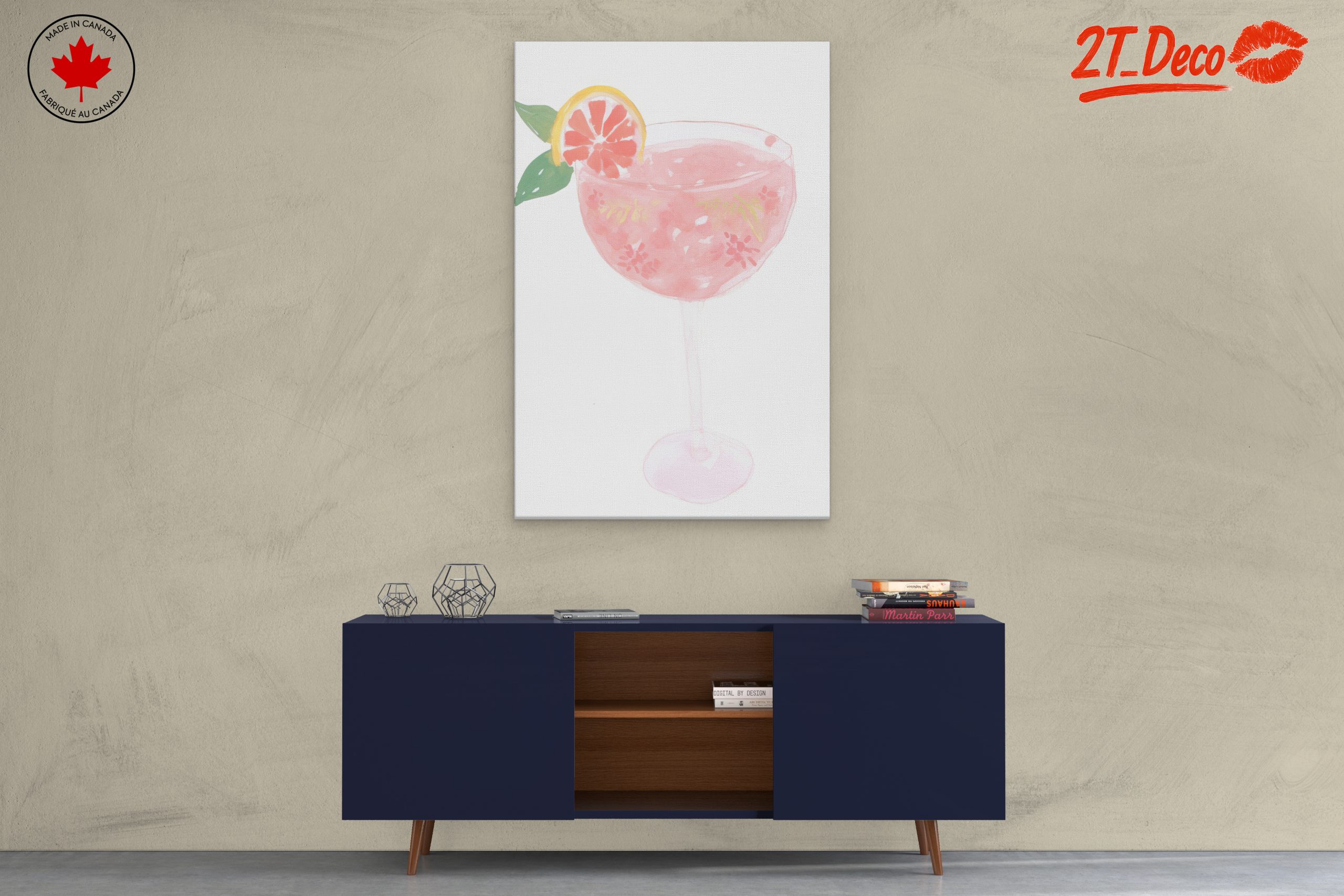 Stylized Cocktail Art with Citrus - Image 3