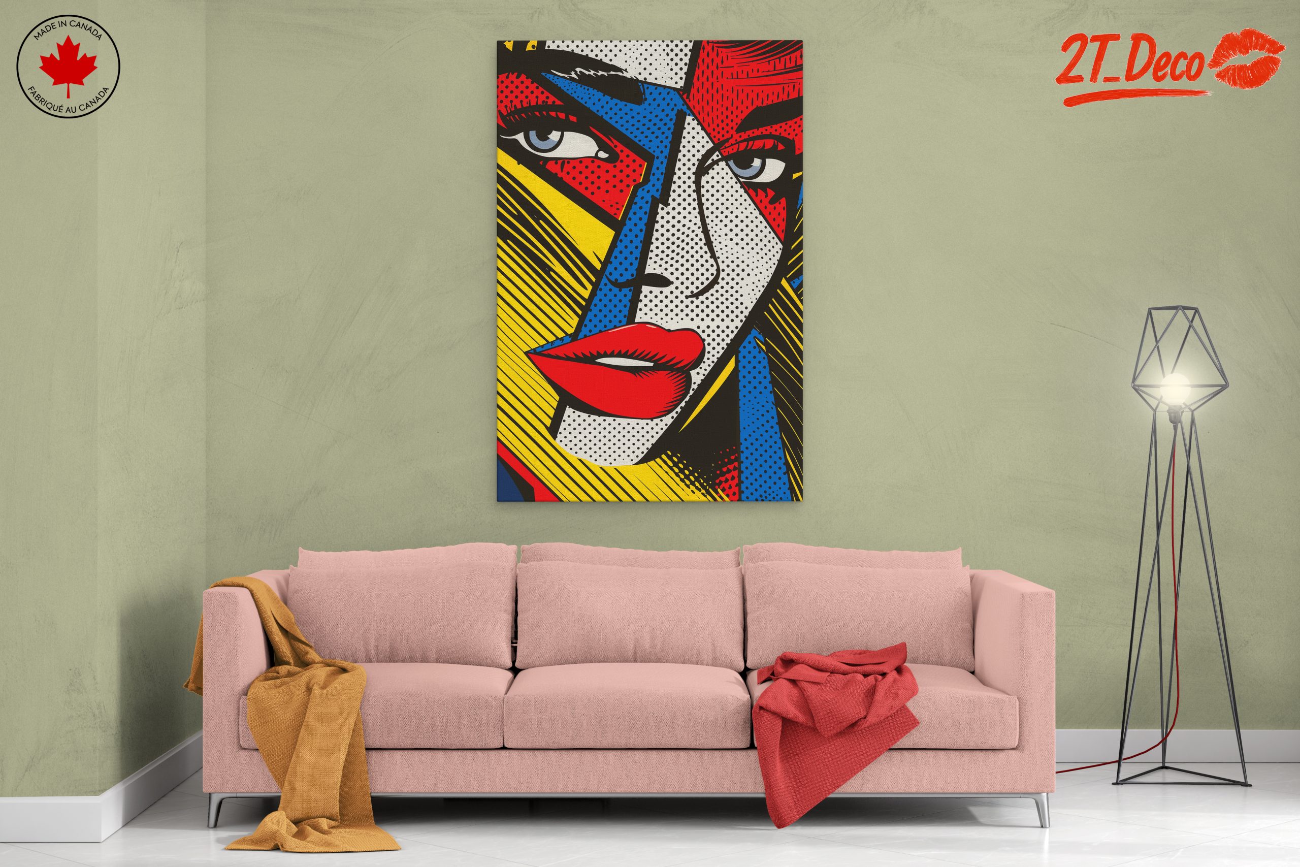 Vibrant Pop Art Style Portrait - Image 2