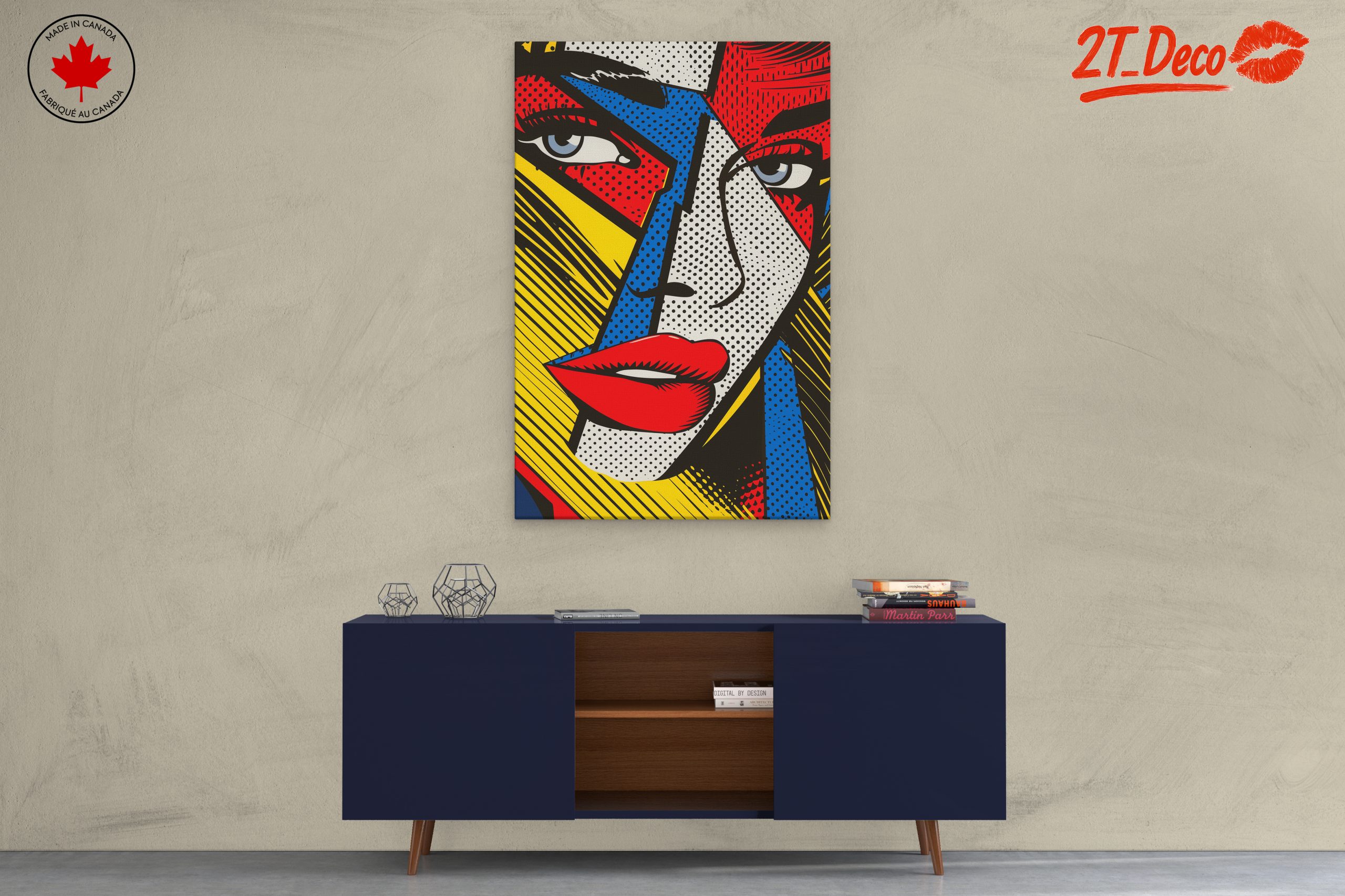 Vibrant Pop Art Style Portrait - Image 3