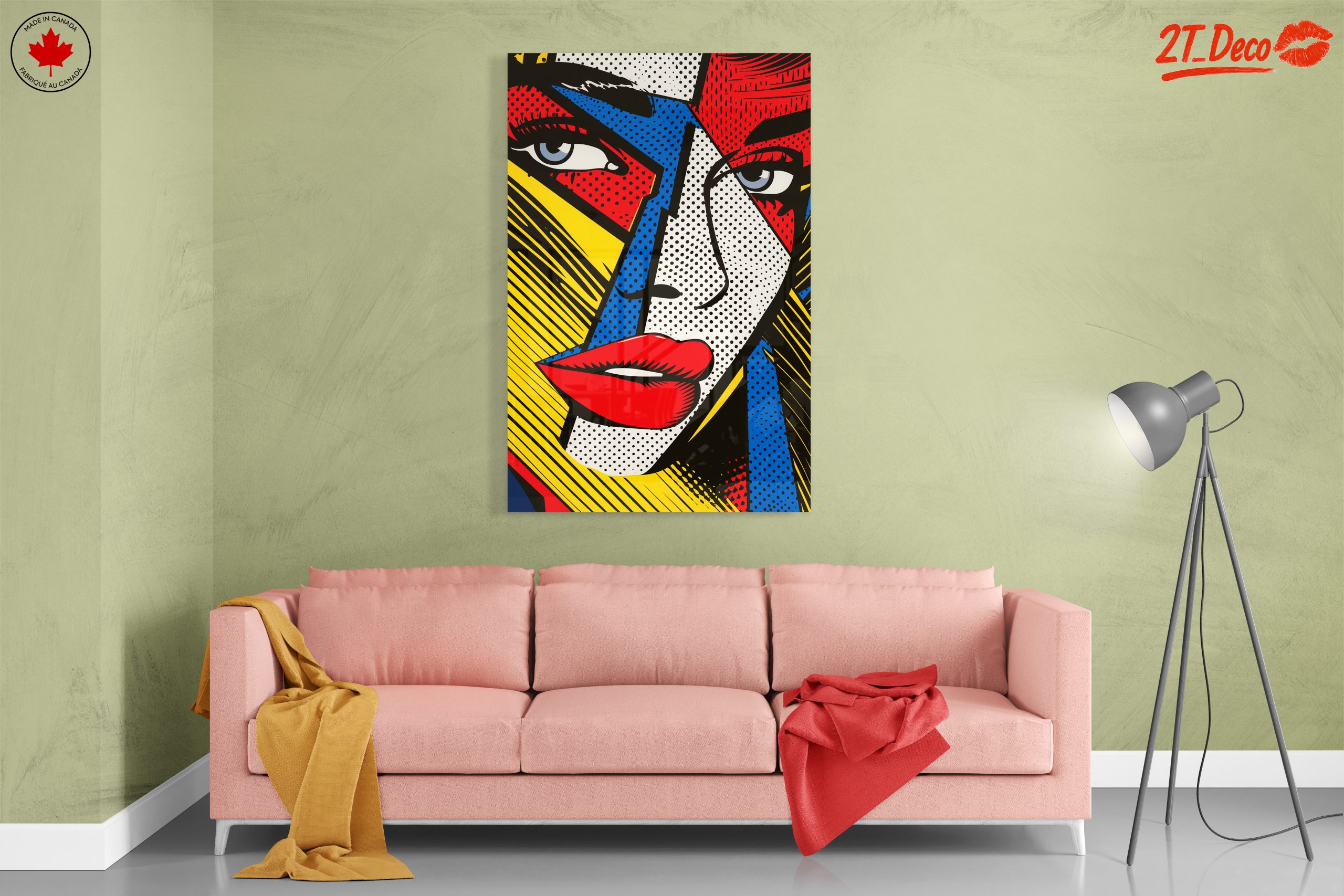 Vibrant Pop Art Style Portrait - Image 7