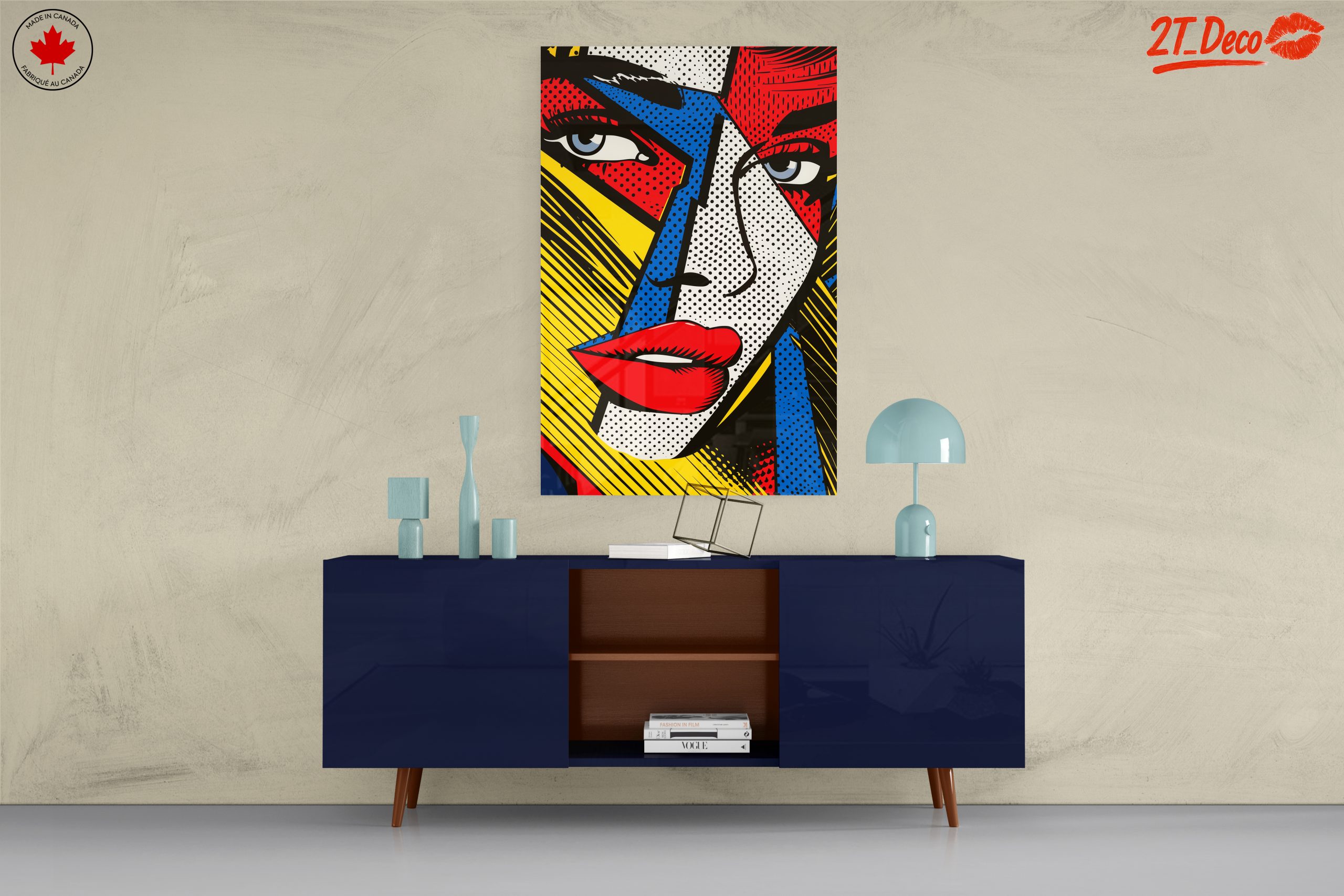 Vibrant Pop Art Style Portrait - Image 8