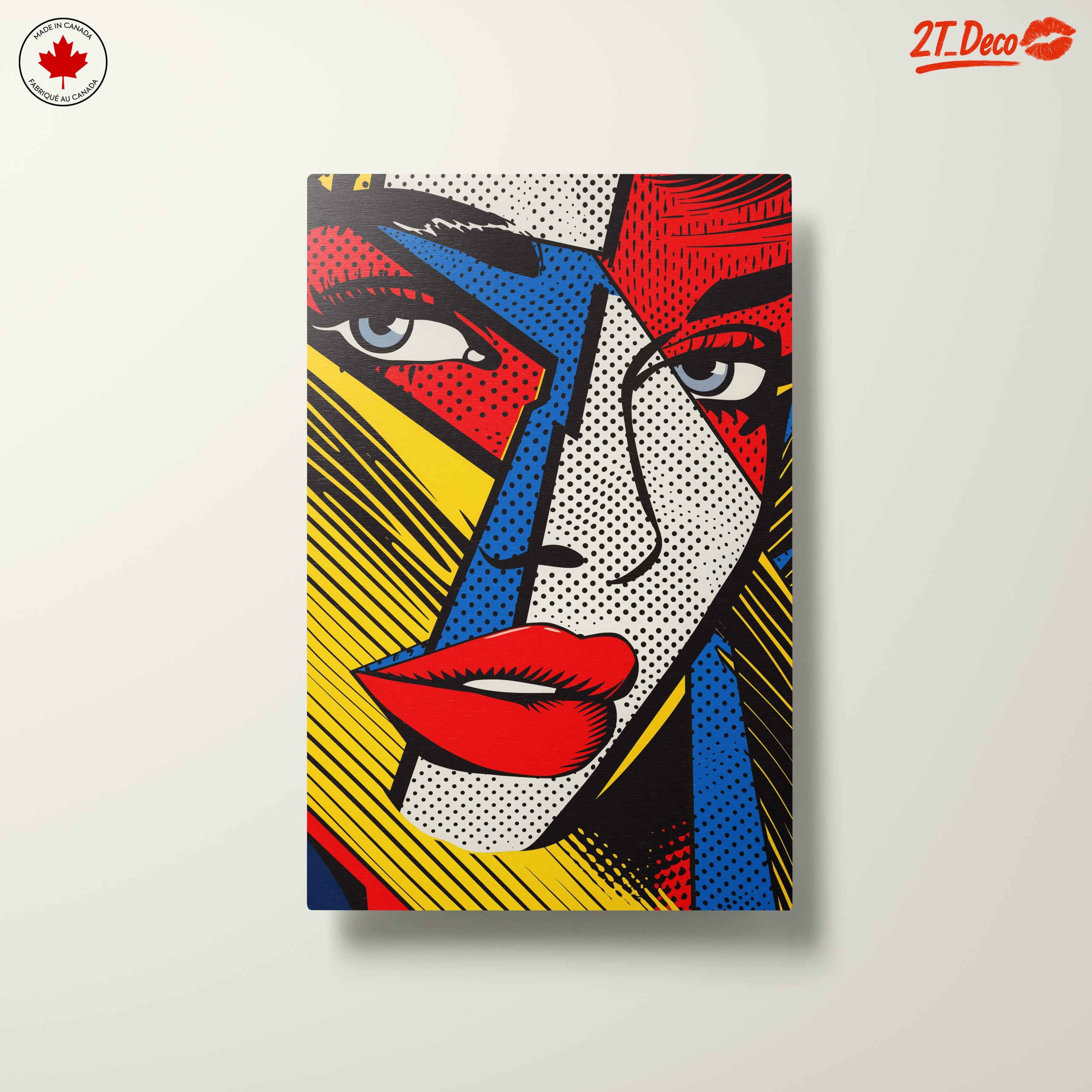 Vibrant Pop Art Style Portrait - Image 10