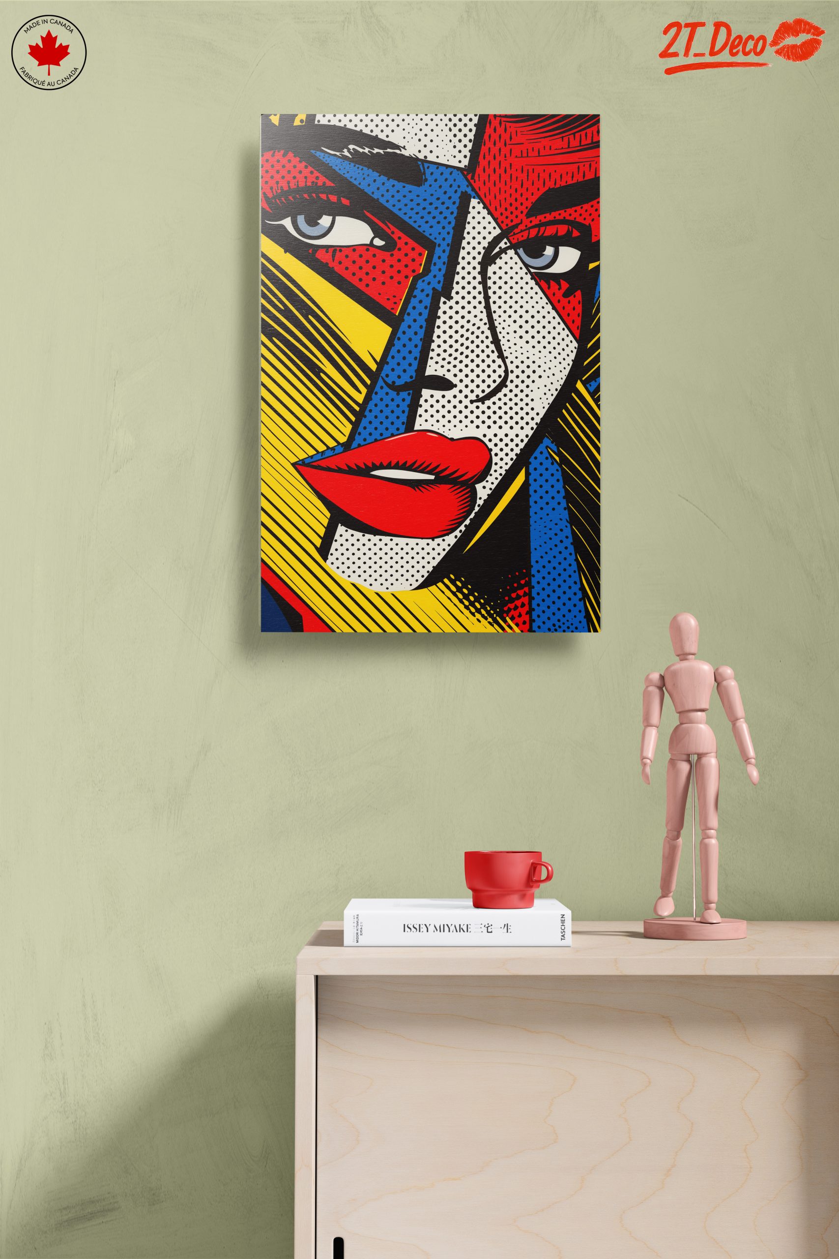 Vibrant Pop Art Style Portrait - Image 14