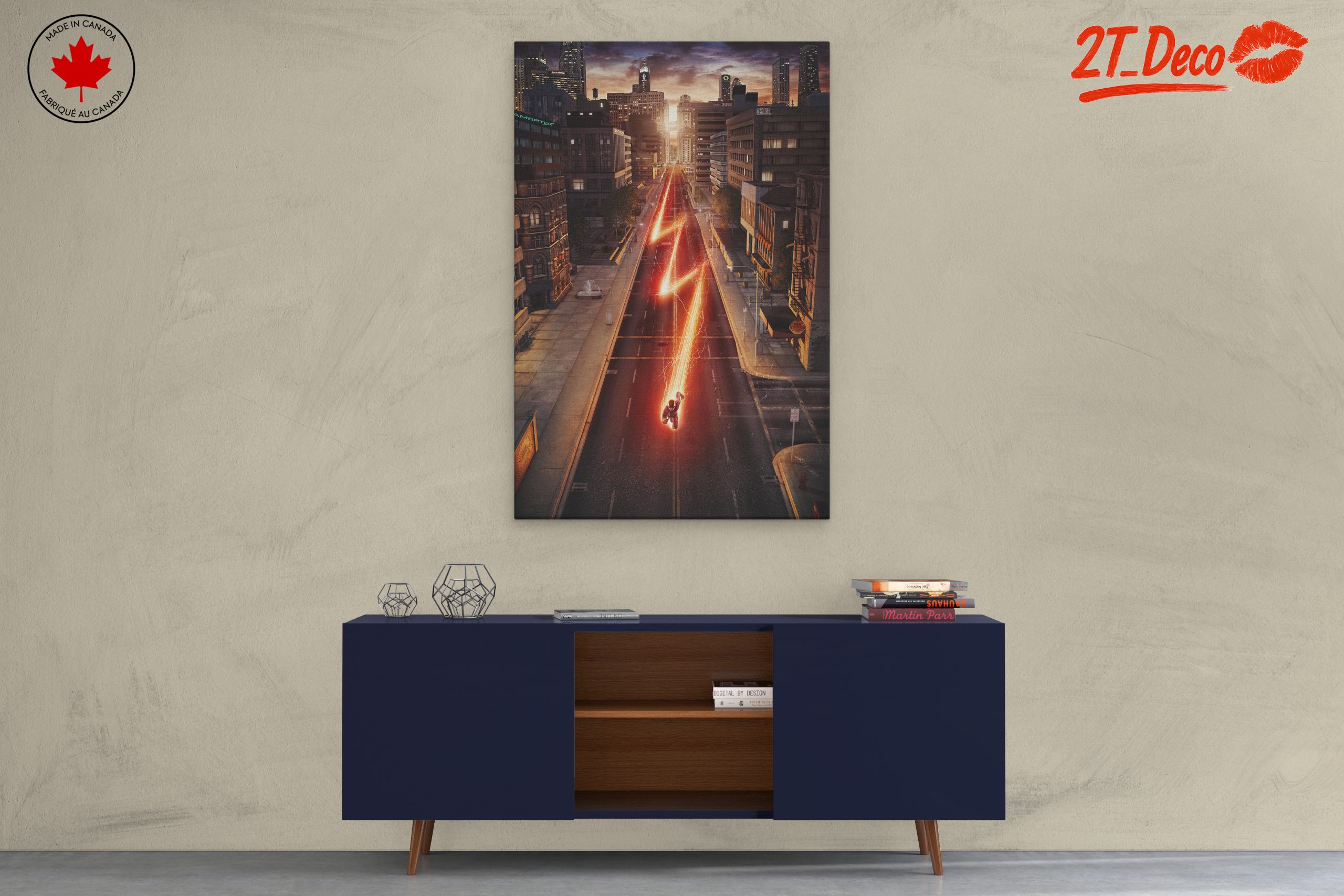 Dynamic Flash Artwork in Urban Setting - Image 3