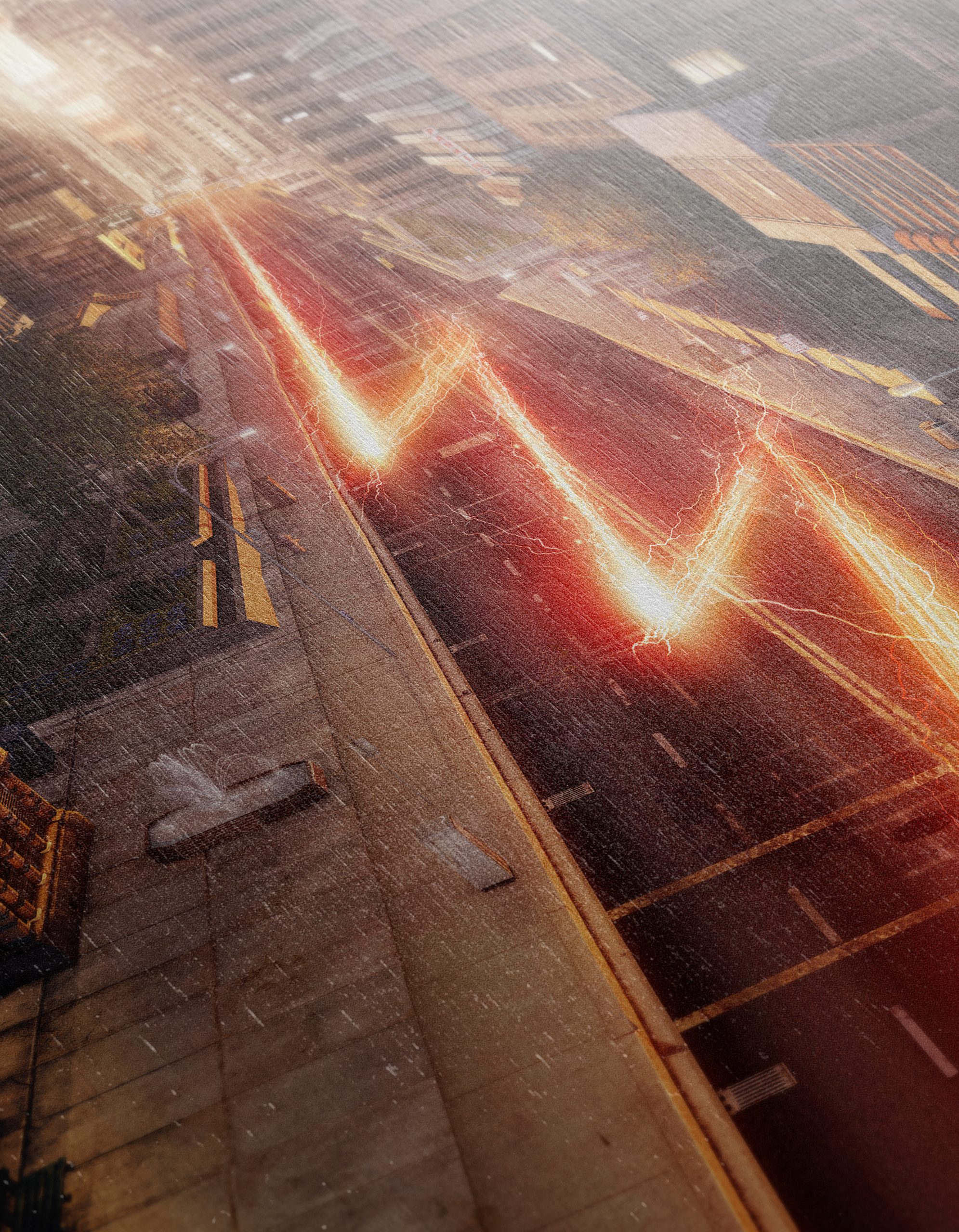 Dynamic Flash Artwork in Urban Setting - Image 12