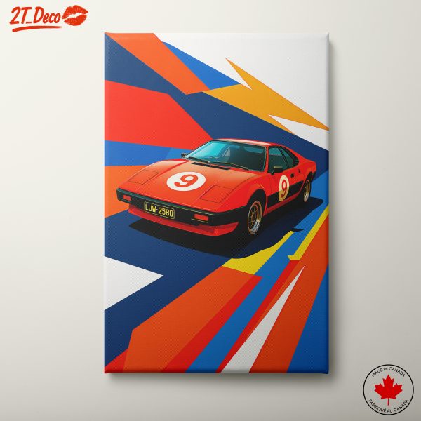 Vibrant Classic Car Artwork 2