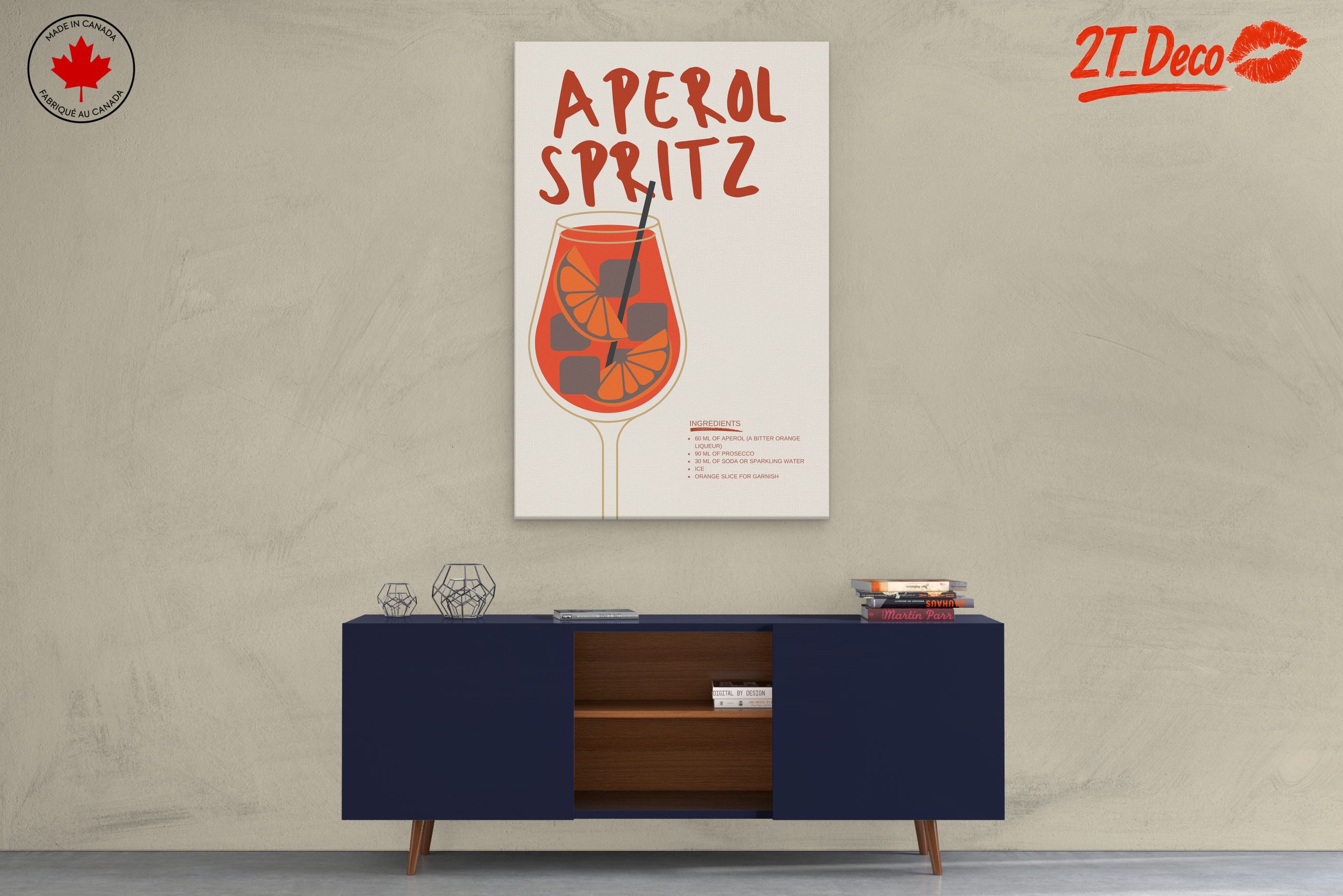 Aperol Spritz Cocktail Art 3 - Image 3