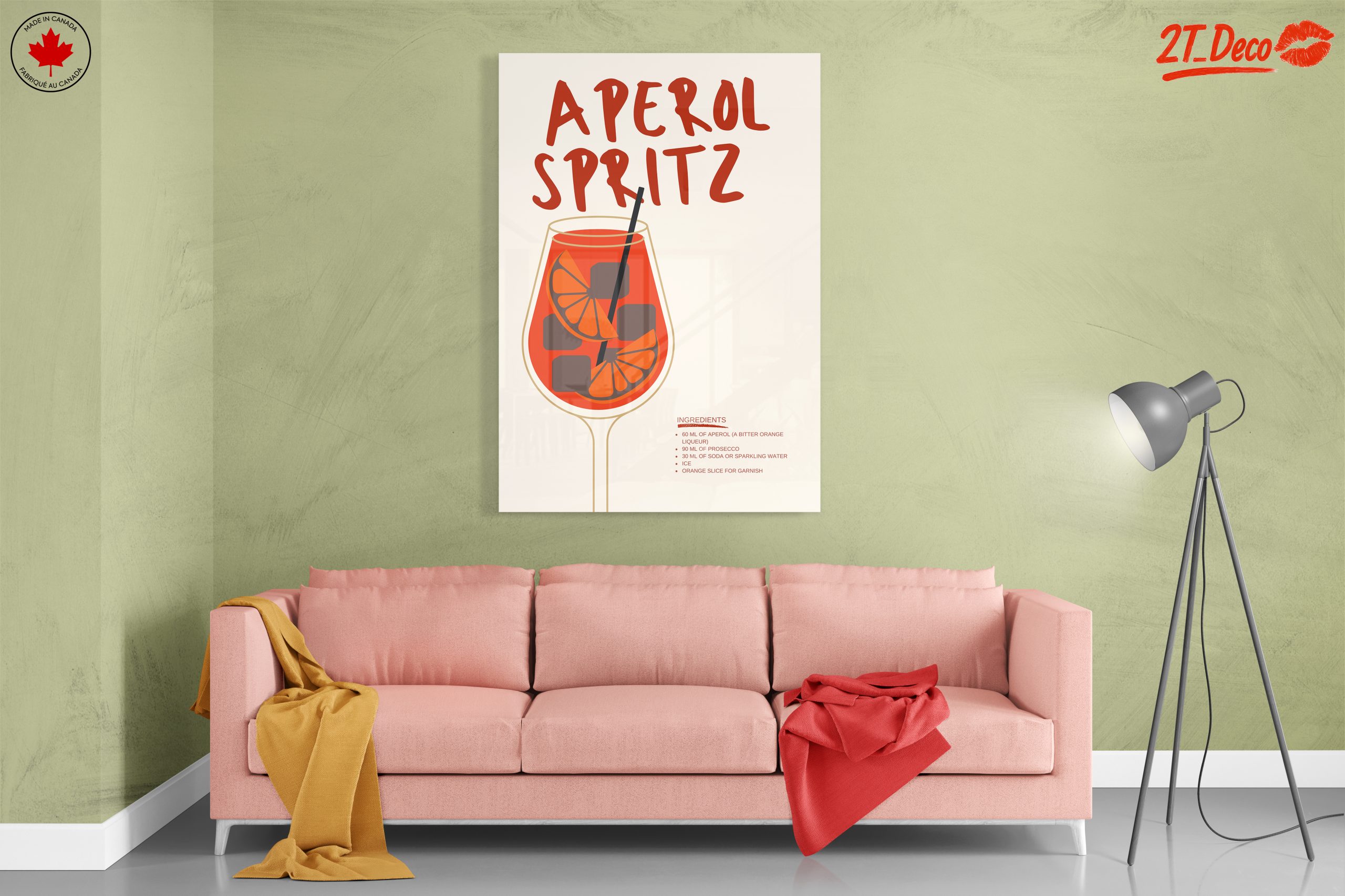 Aperol Spritz Cocktail Art 3 - Image 7