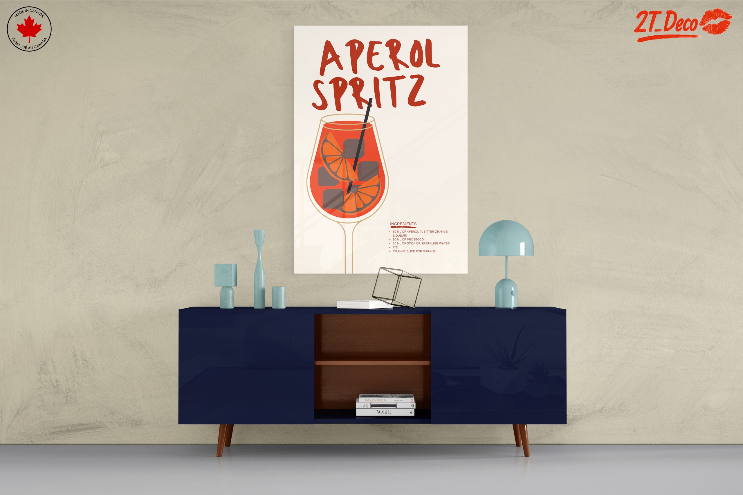 Aperol Spritz Cocktail Art 3 - Image 8