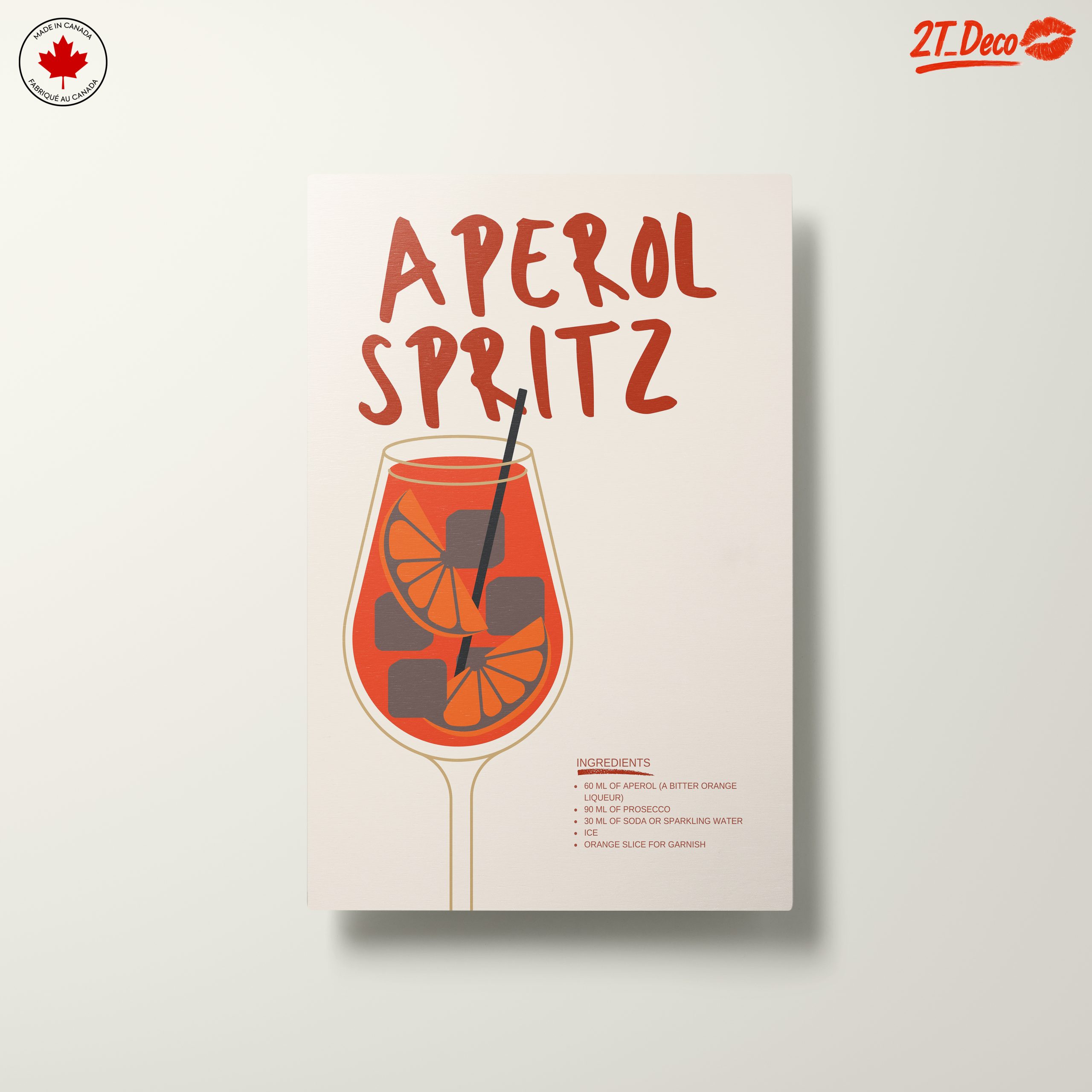 Aperol Spritz Cocktail Art 3 - Image 10