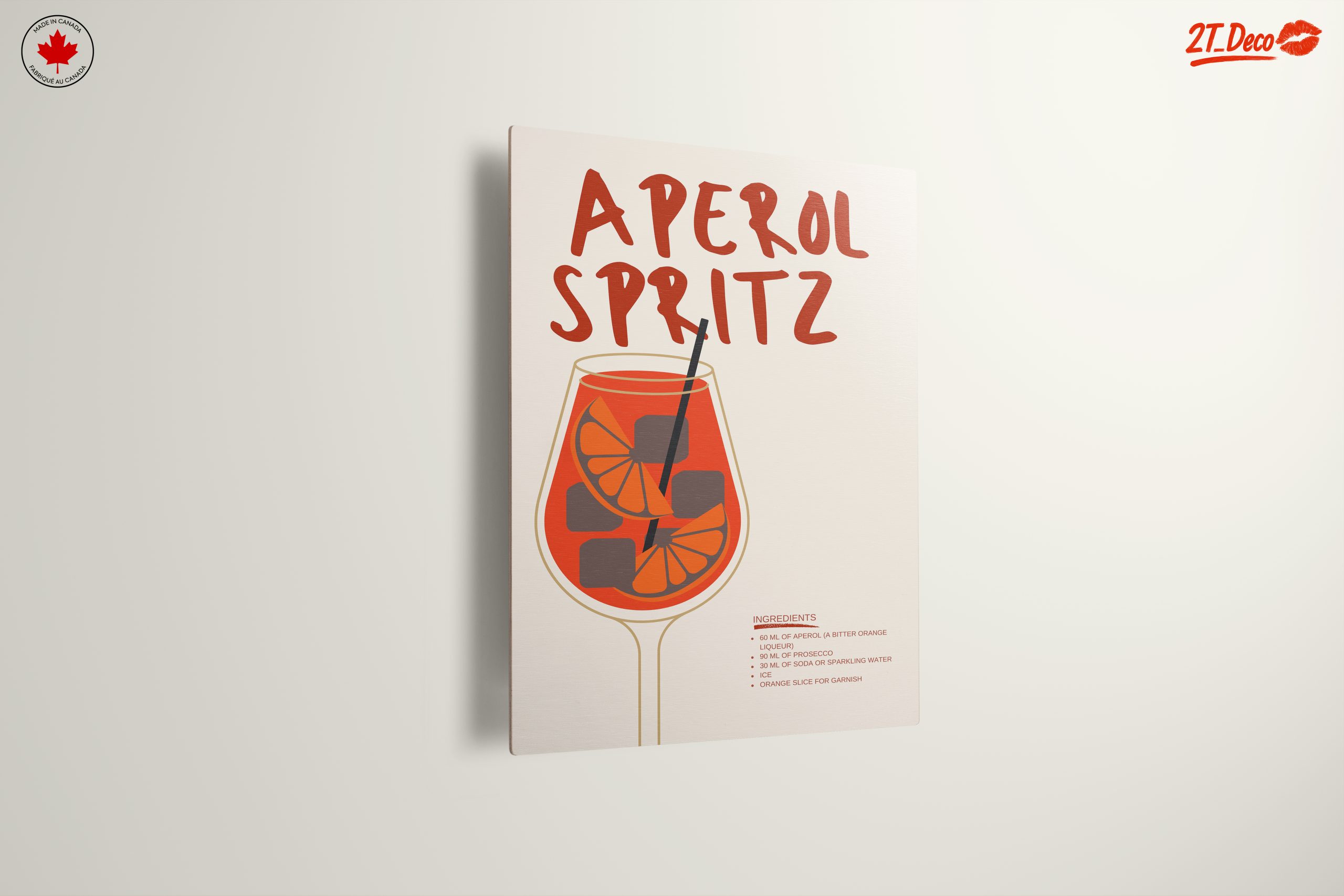Aperol Spritz Cocktail Art 3 - Image 13