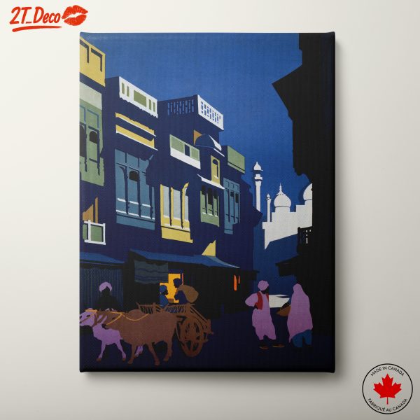 Vibrant Urban Scene at Night