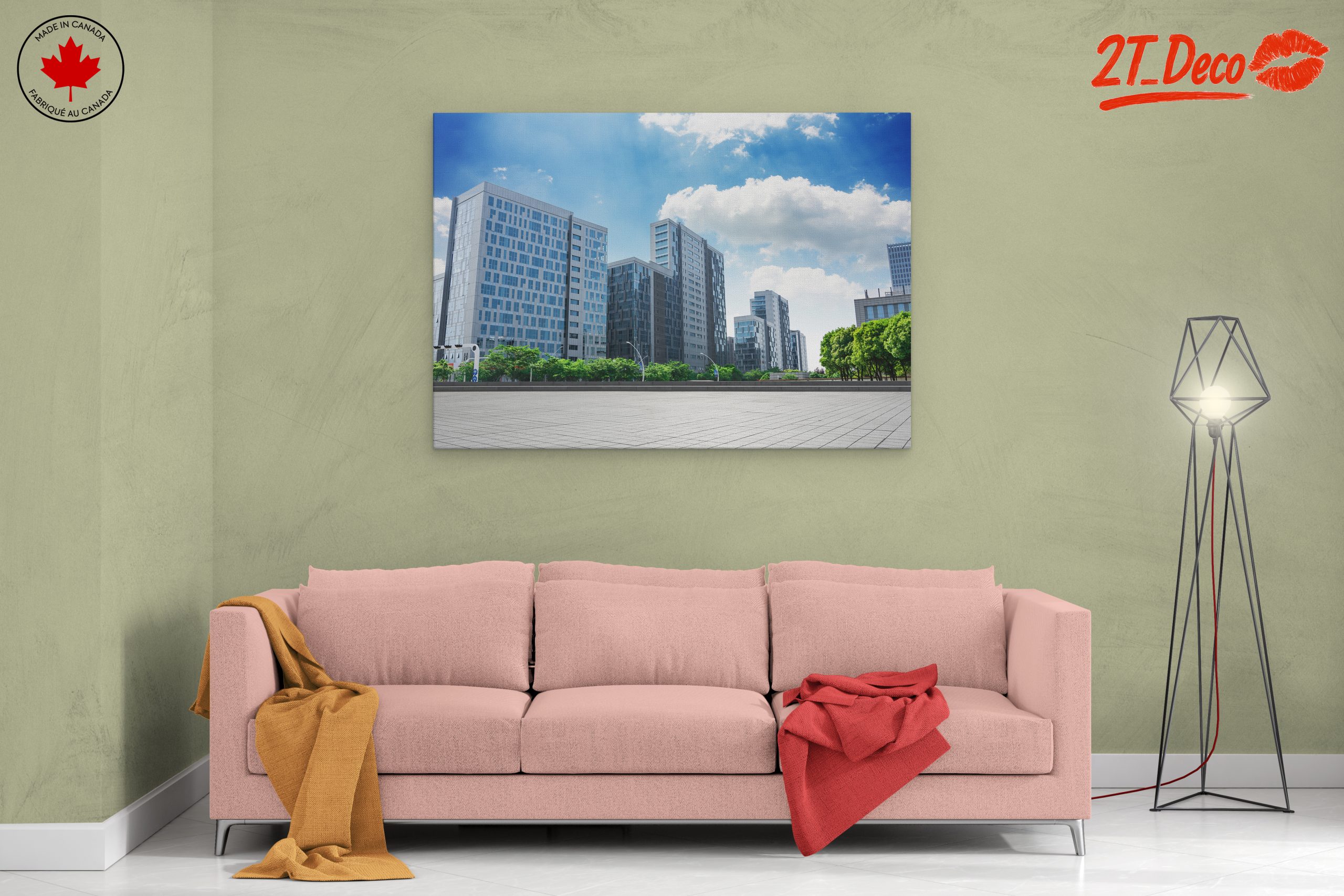 Modern Urban Cityscape with Glass Buildings - Image 2