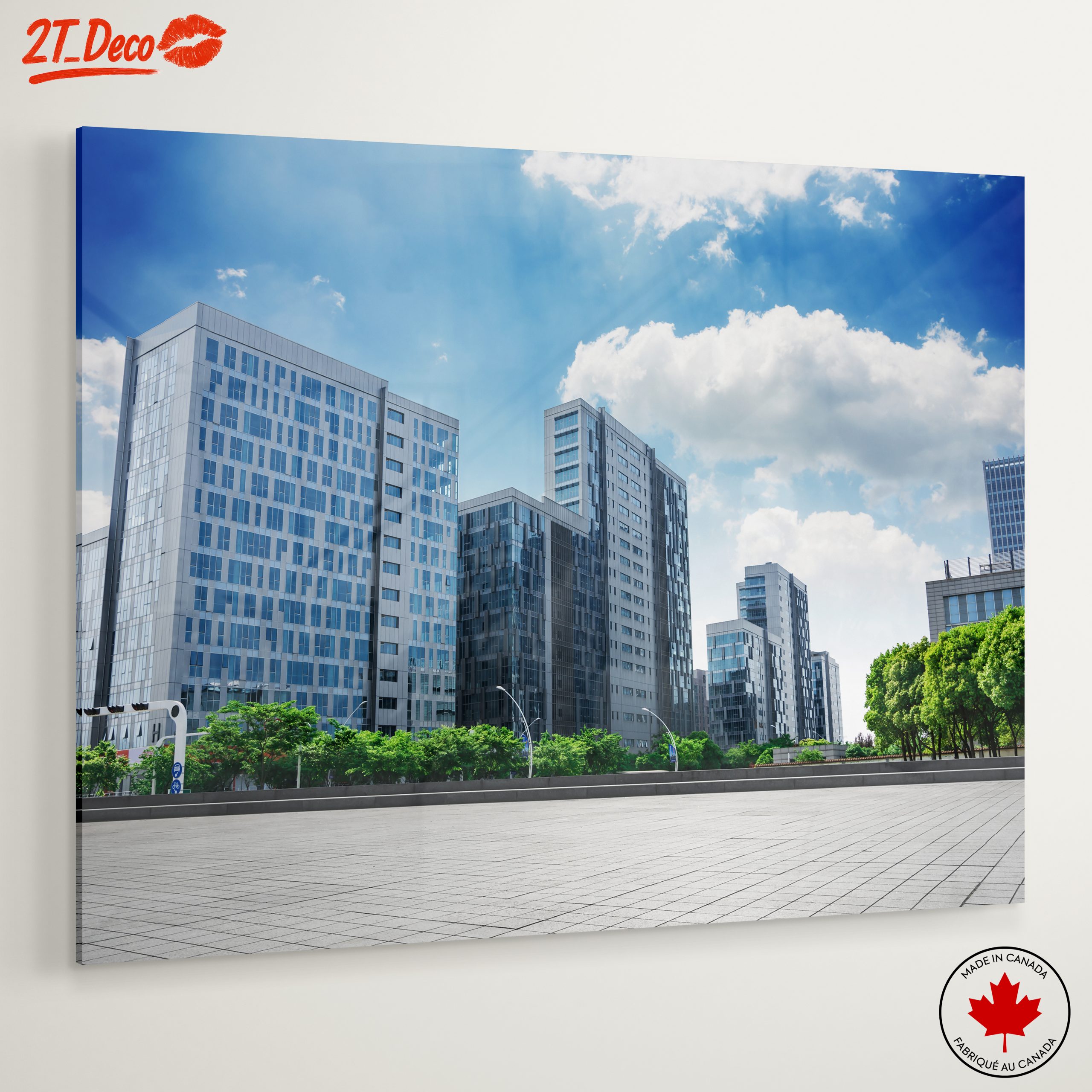 Modern Urban Cityscape with Glass Buildings - Image 6