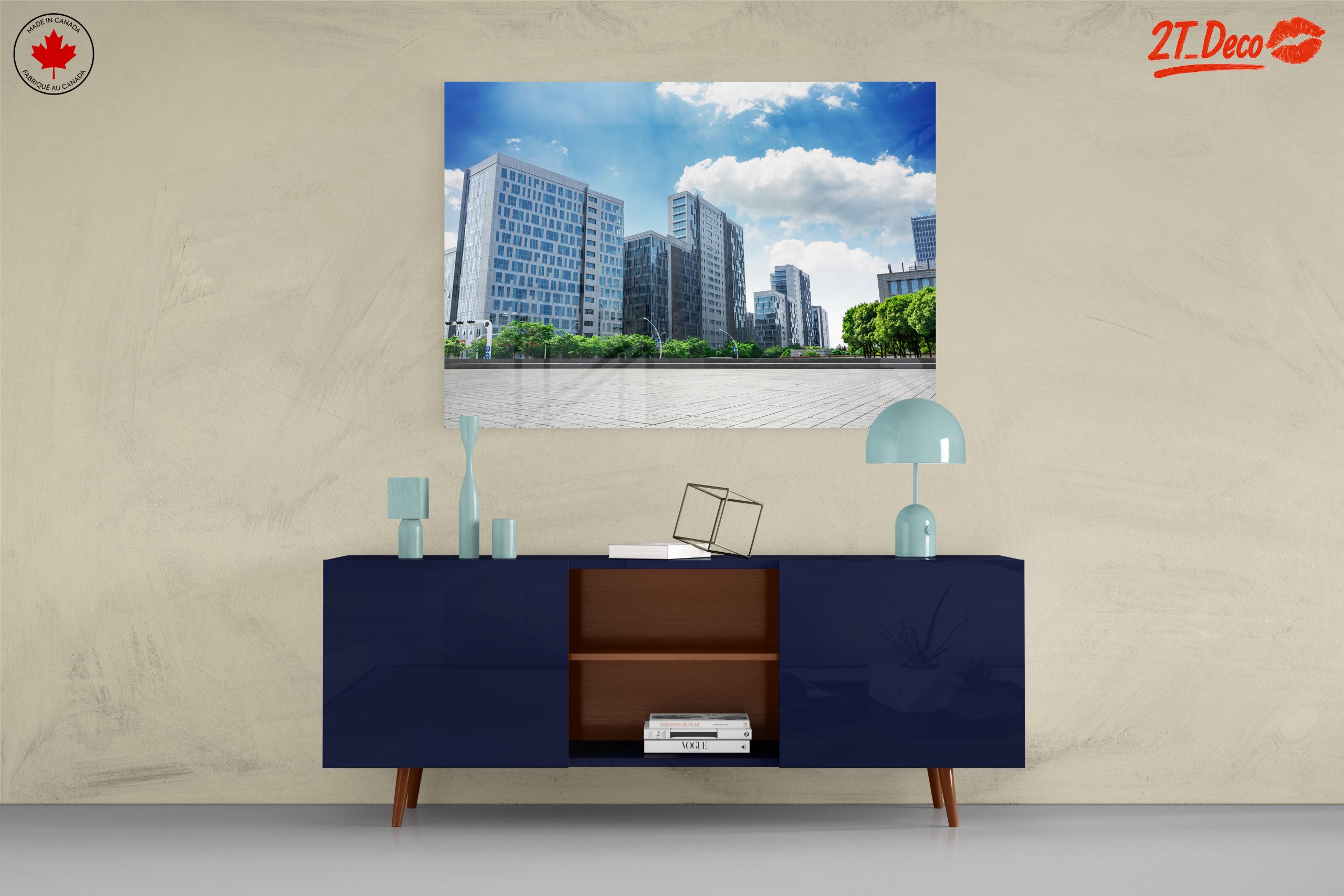 Modern Urban Cityscape with Glass Buildings - Image 8