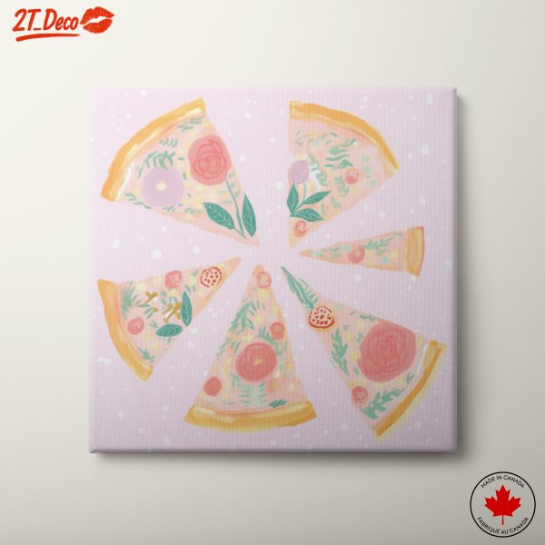 Colorful Abstract Pizza Art